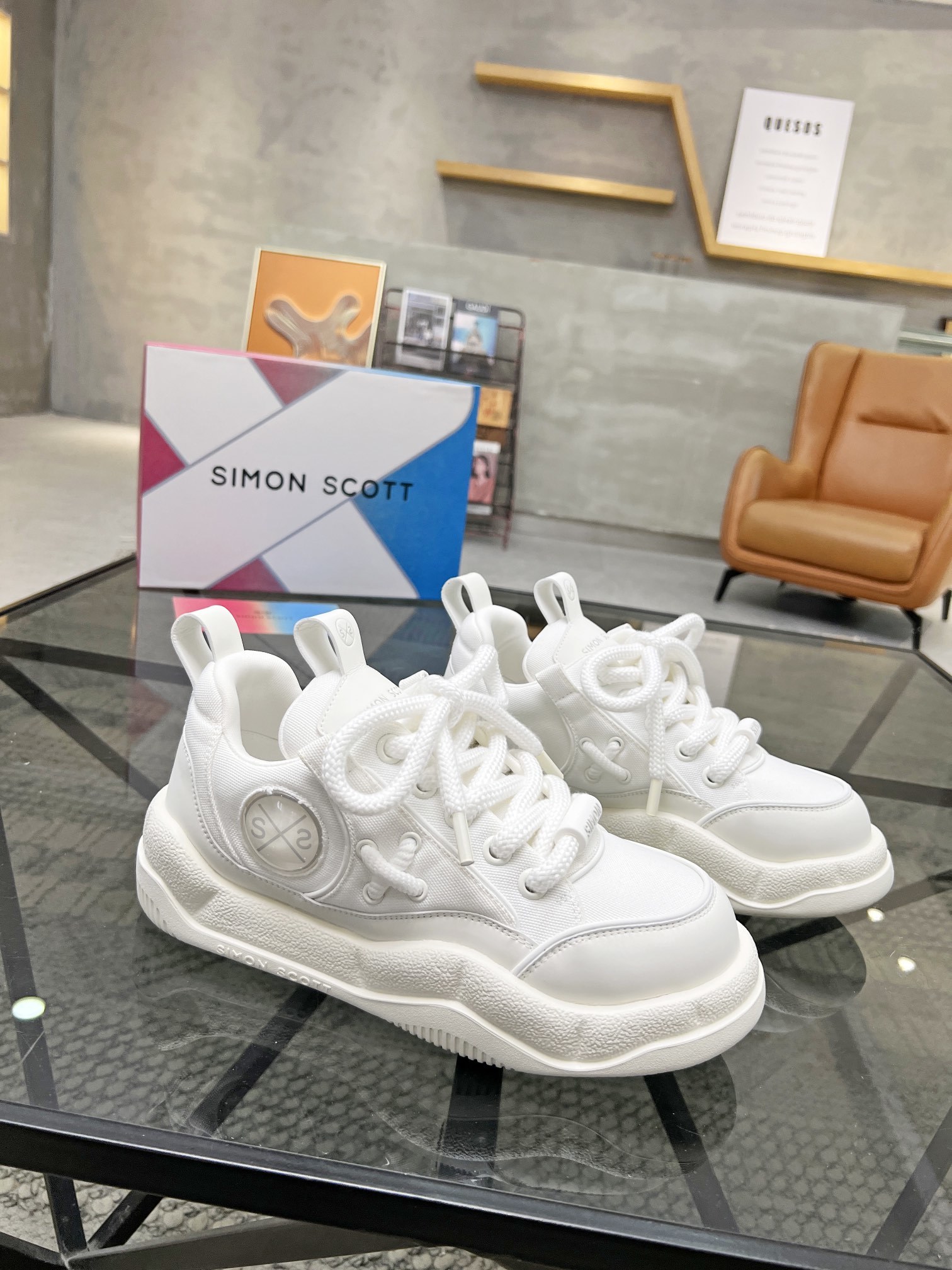 S顶级代购西炸街情侣款官网新品原单货专柜同步鞋面意大利进口牛皮搭配布面料潮达人爆款版面舒适大方透气内里舒