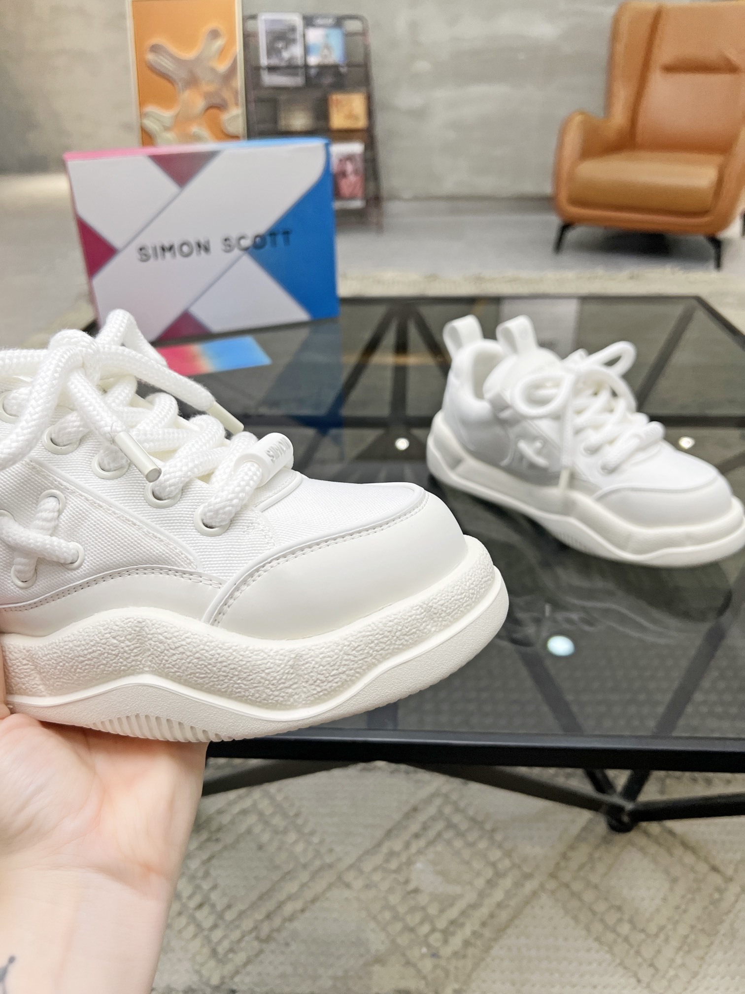 S顶级代购西炸街情侣款官网新品原单货专柜同步鞋面意大利进口牛皮搭配布面料潮达人爆款版面舒适大方透气内里舒