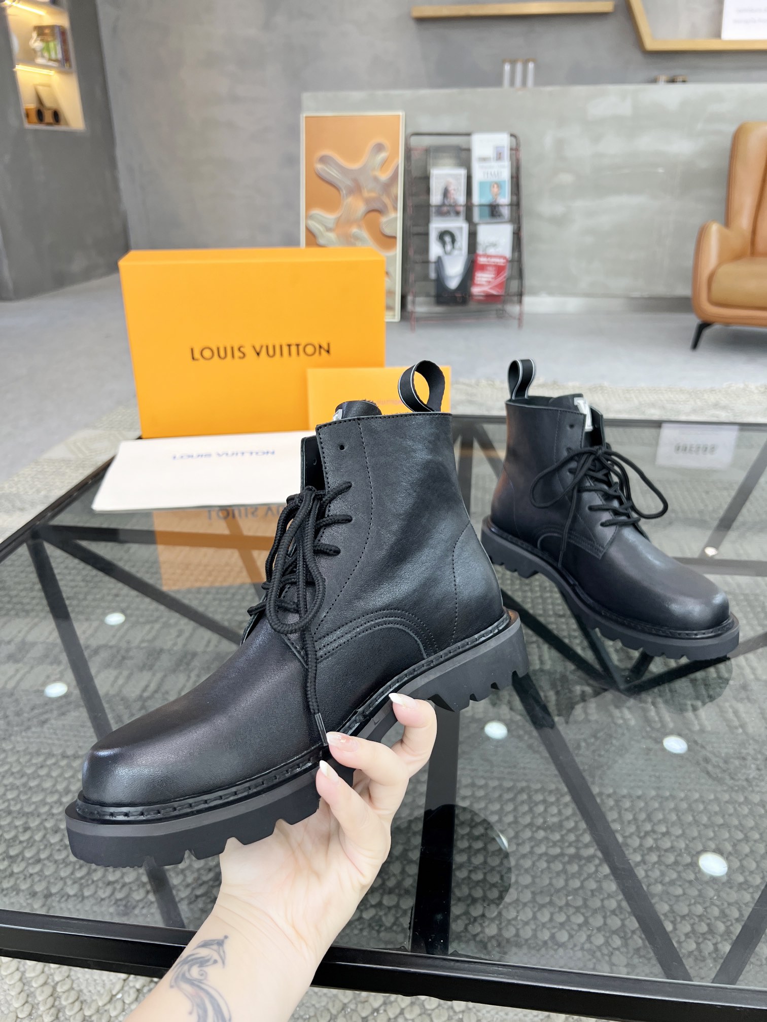 路易威登 Louis Vuitton 高定典藏经典高奢皮鞋男鞋女鞋鞋履高跟鞋 #89C9B3C9 4