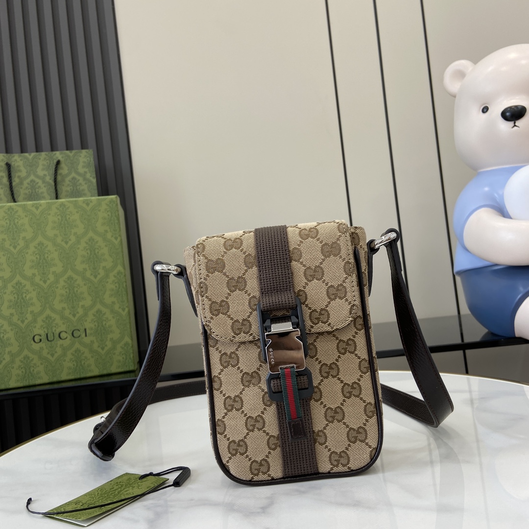 Gucci 25 first launch of counter new products with full set of original green box packagingNew ProductMini GG Crossbody Bag 802099FADUS 9857