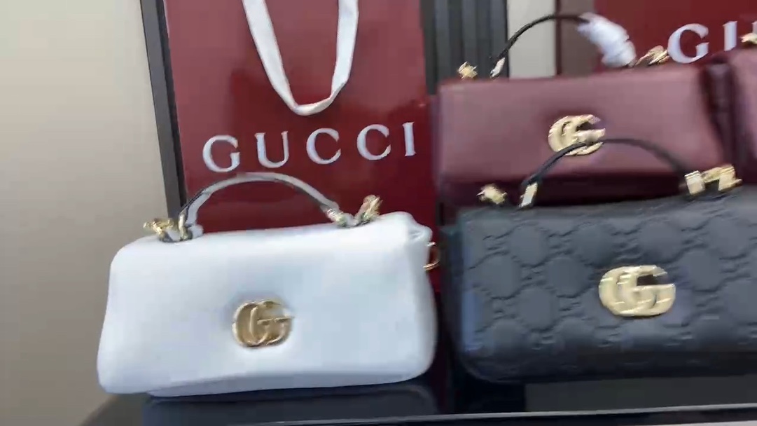 Gucci Sacs À Bandoulière & À Épaule Bourgogne Rouge Blanc Mini