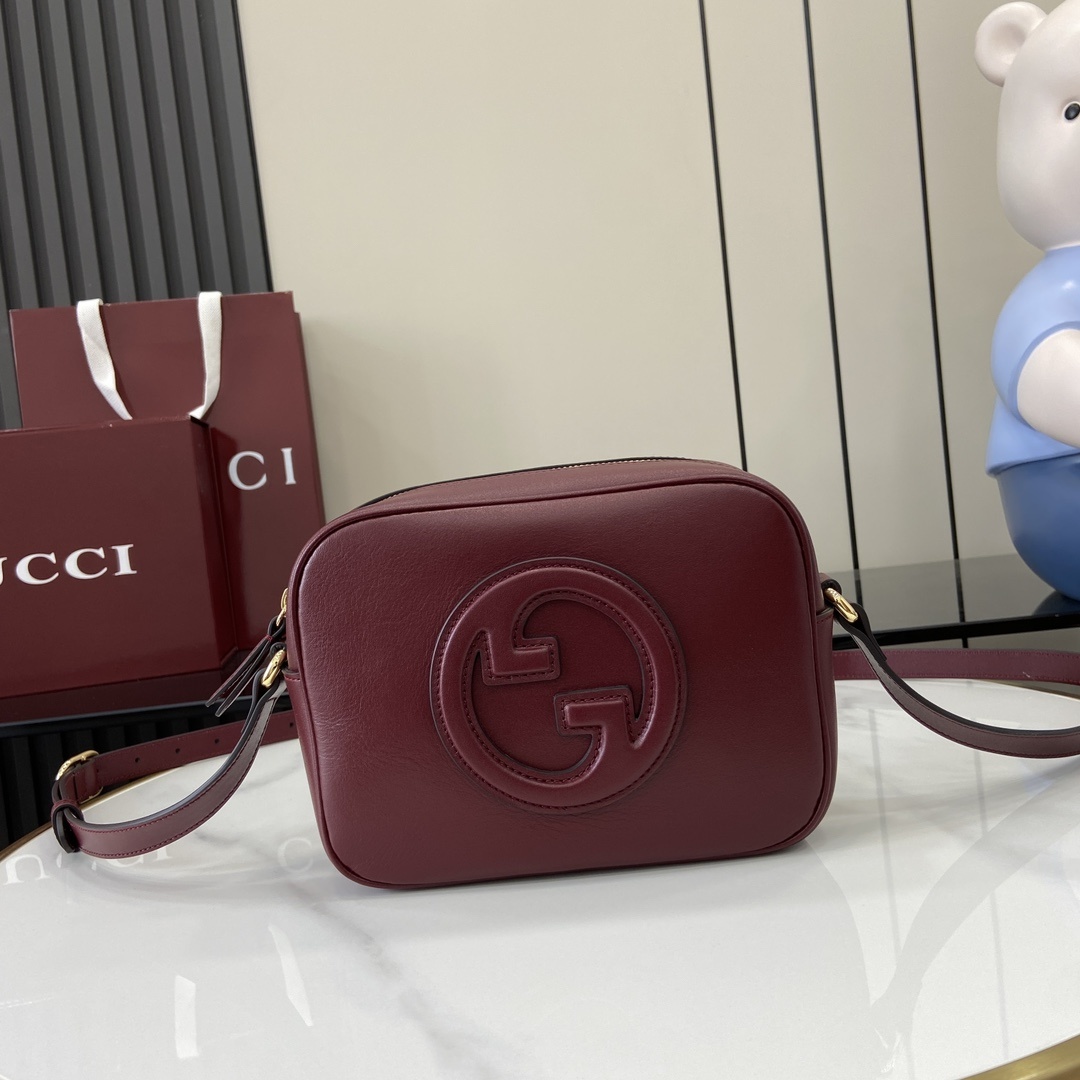 配全套原厂绿盒包装新品GucciBlondie系列迷你肩背包GucciBlondie系列全新手袋饰有在2