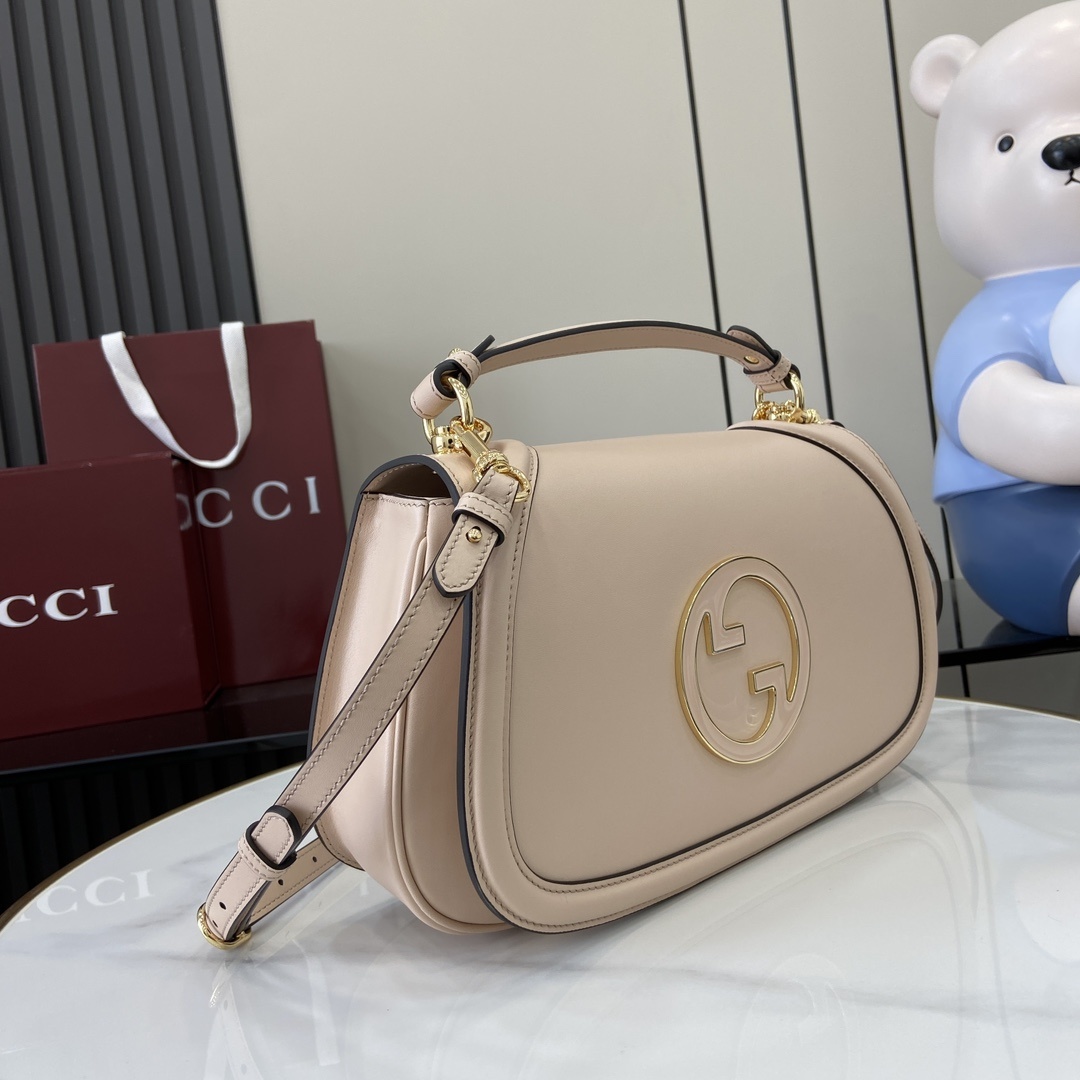 配全套原厂绿盒包装新款GucciBlondie系列中号手提包GucciBlondie系列全新手袋饰有在2