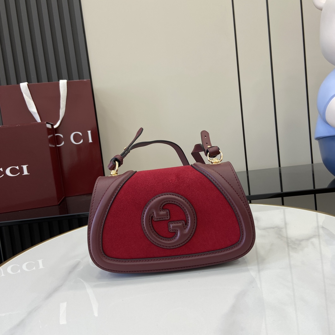 New product debut with full set of original green box packagingNew StyleGucci Blondie Series Mini Shoulder Bag