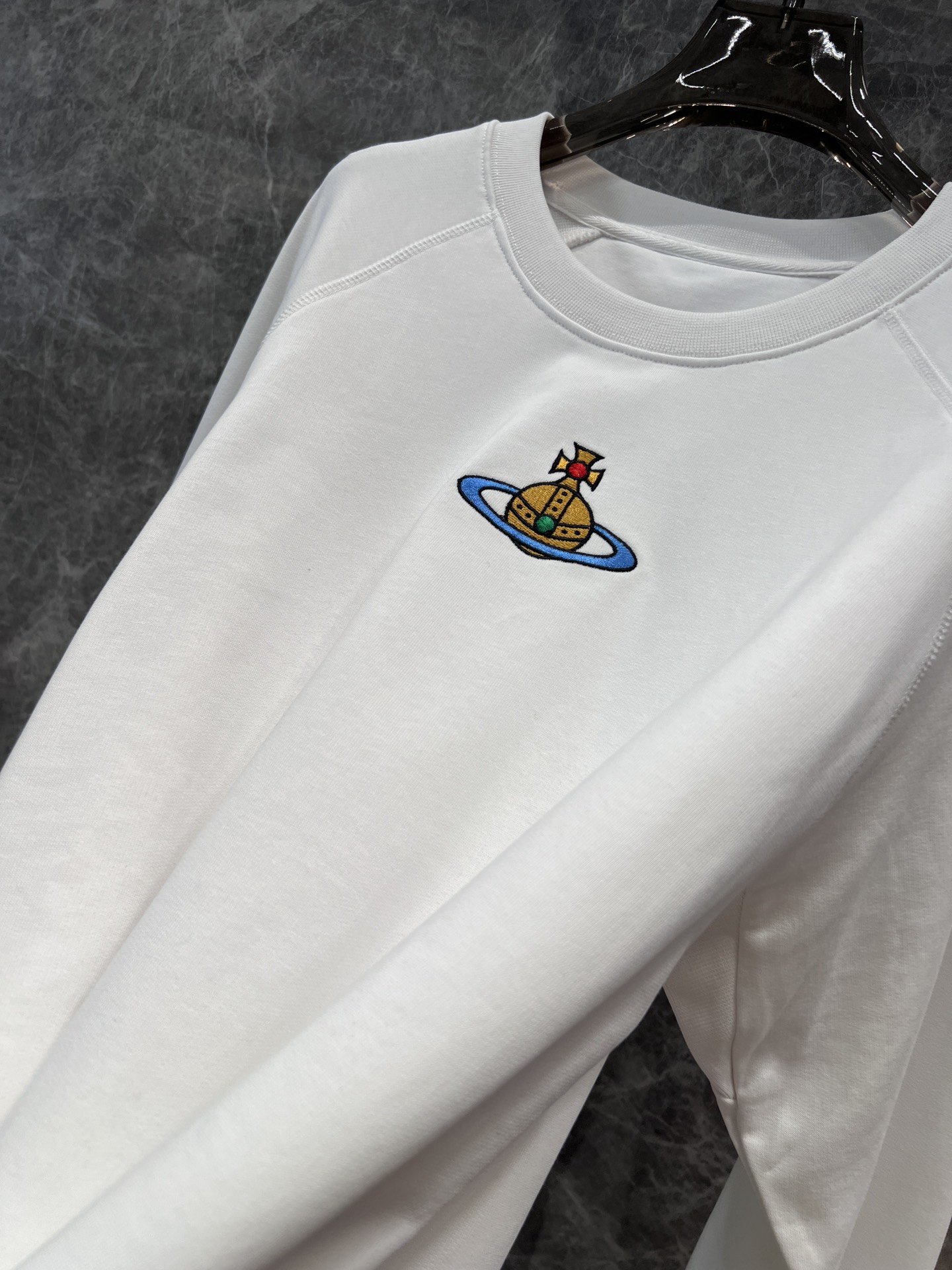 VivienneWestwood24FW早秋新款西太后刺绣土星logo圆领卫衣丨独家高版出品！绝对值得打