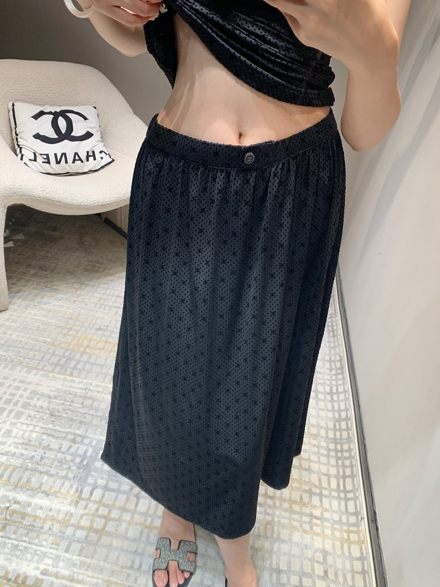 Best Replica
 Chanel Clothing Skirts Black Fall Collection Vintage