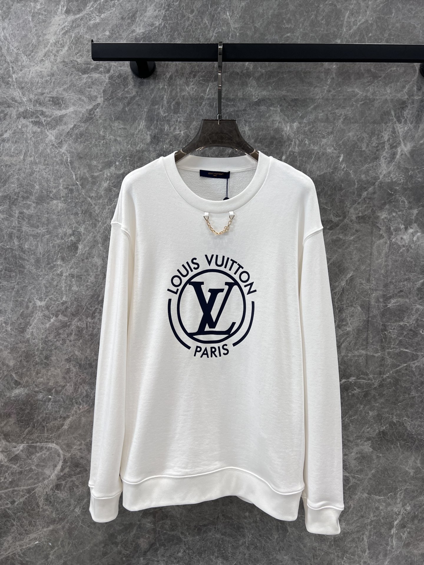 Louis Vuitton Kleding Sweatshirts Afdrukken Herfstcollectie Kettingen