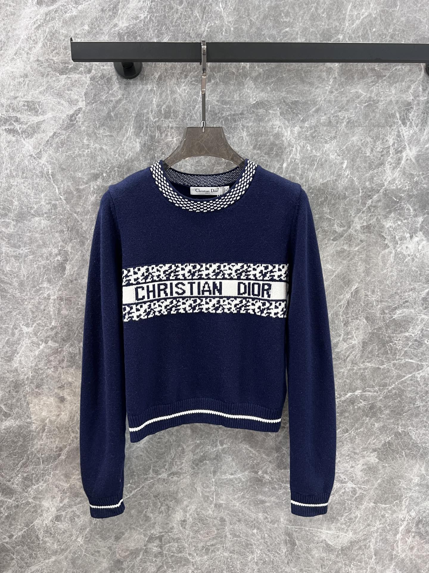 Dior Clothing Knit Sweater Sweatshirts Knitting Fall Collection