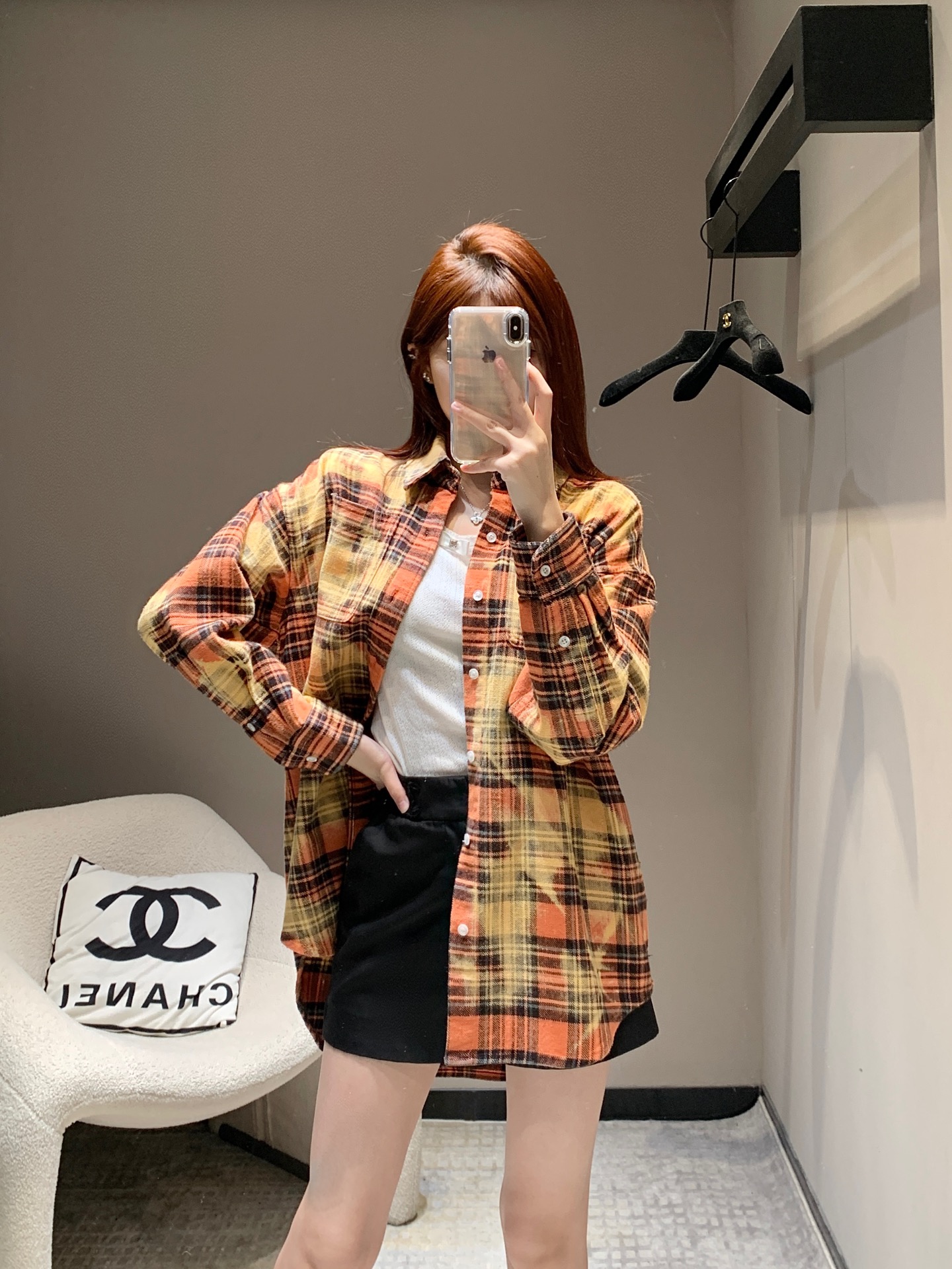 NO:317283,R13 25Ss early spring new style, irregular bleaching and dyeing contrasting plaid Japanese long-sleeved work shirt丨Exclusive high-end production!  After raspberry over-dyed and uneven bleaching, it presents a visually impactful contrasting appearance, casual style, and the same style for men and women. S/M/L/XL,,shirts,alexander wang19860909R13 25Ss早春新款 不规则漂染撞色格纹日系长袖工装衬衫丨独家高版出品！经过覆盆子色过染和不均匀漂白处理后、呈现出颇具视觉冲击的撞色外观、休闲版型、男女同款 现货发售S/M/L/XL,,shirts,alexander wang,Women's clothing
