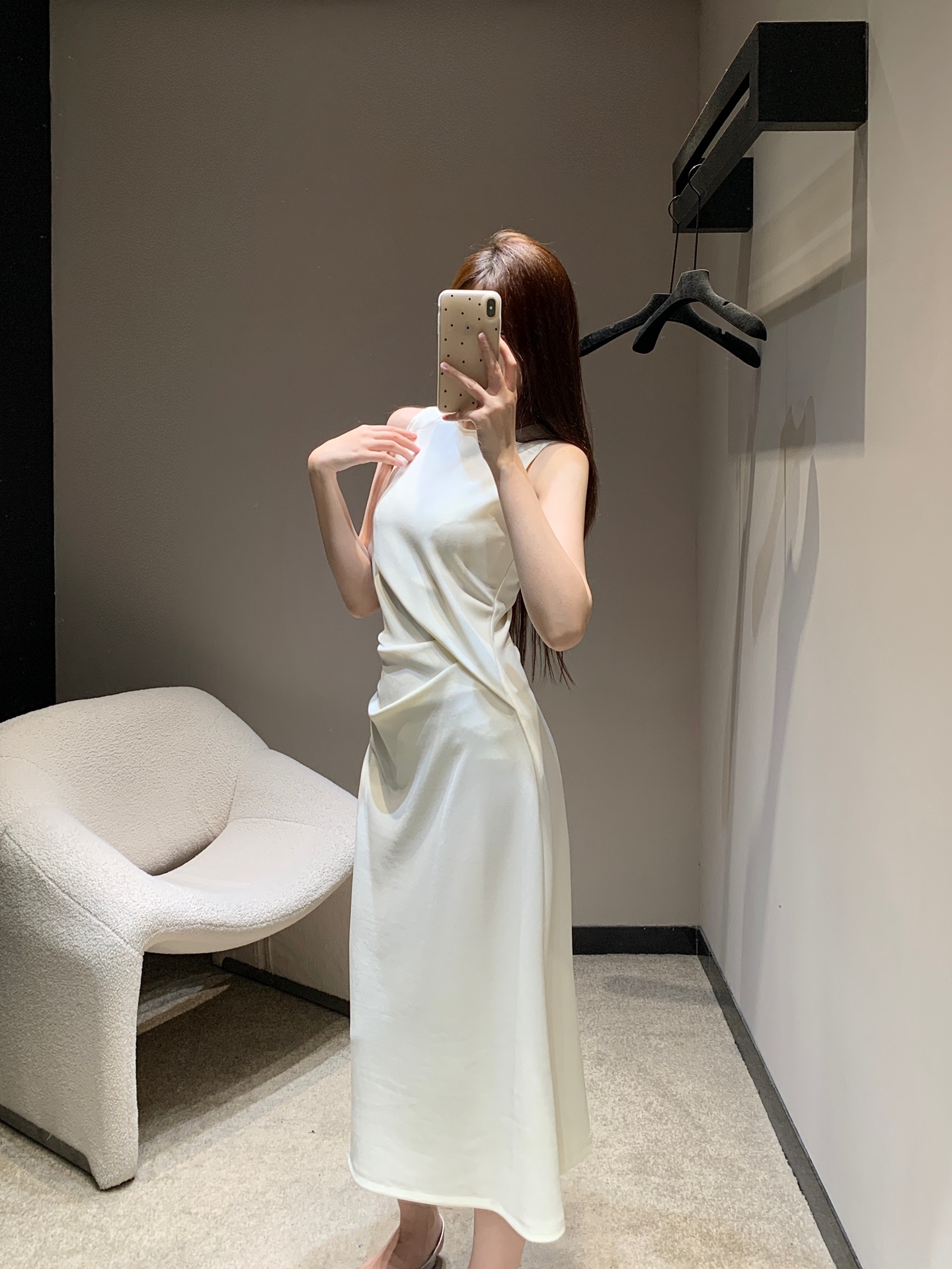 NO:420499,25SS summer new style, waist pleated sleeveless vest skirt | Exclusive high-end production!  Both appearance and comfort!  The slim fit style perfectly shows the beautiful curved style and really shows the figure!  Barbie on earth is just like this!  Custom fabric texture is super good on sale S/M/L, skirts, alexander wang1986090925SS夏季新款 腰间抽褶无袖背心裙丨独家高版出品！颜值与舒适度兼具！修身的版型上身完美展现优美的曲线版型真的巨显身材！人间芭比也不过如此！定制面料质感超级赞现货发售S/M/L,,skirts,alexander wang,Women's clothing