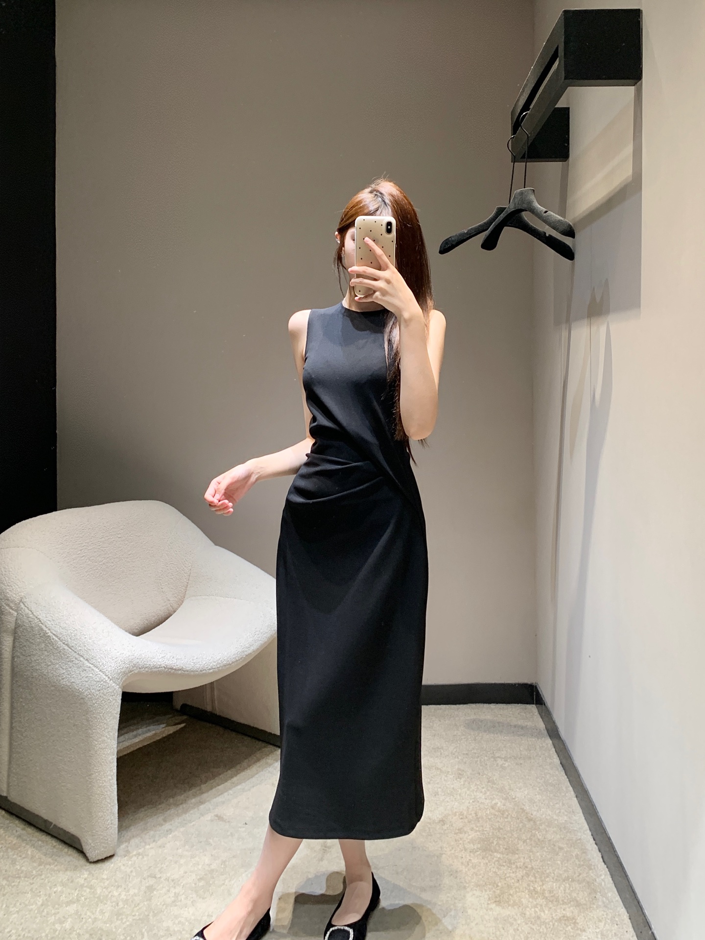 NO:420519,25SS summer new style, waist pleated sleeveless vest skirt | Exclusive high-end production!  Both appearance and comfort!  The slim fit style perfectly shows the beautiful curved style and really shows the figure!  Barbie on earth is just like this!  Custom fabric texture is super good on sale S/M/L, skirts, alexander wang1986090925SS夏季新款 腰间抽褶无袖背心裙丨独家高版出品！颜值与舒适度兼具！修身的版型上身完美展现优美的曲线版型真的巨显身材！人间芭比也不过如此！定制面料质感超级赞现货发售S/M/L,,skirts,alexander wang,Women's clothing