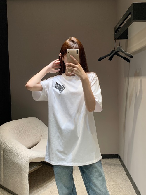Gucci Embroidered Logo Oversized Cotton T-Shirt - Unisex Style