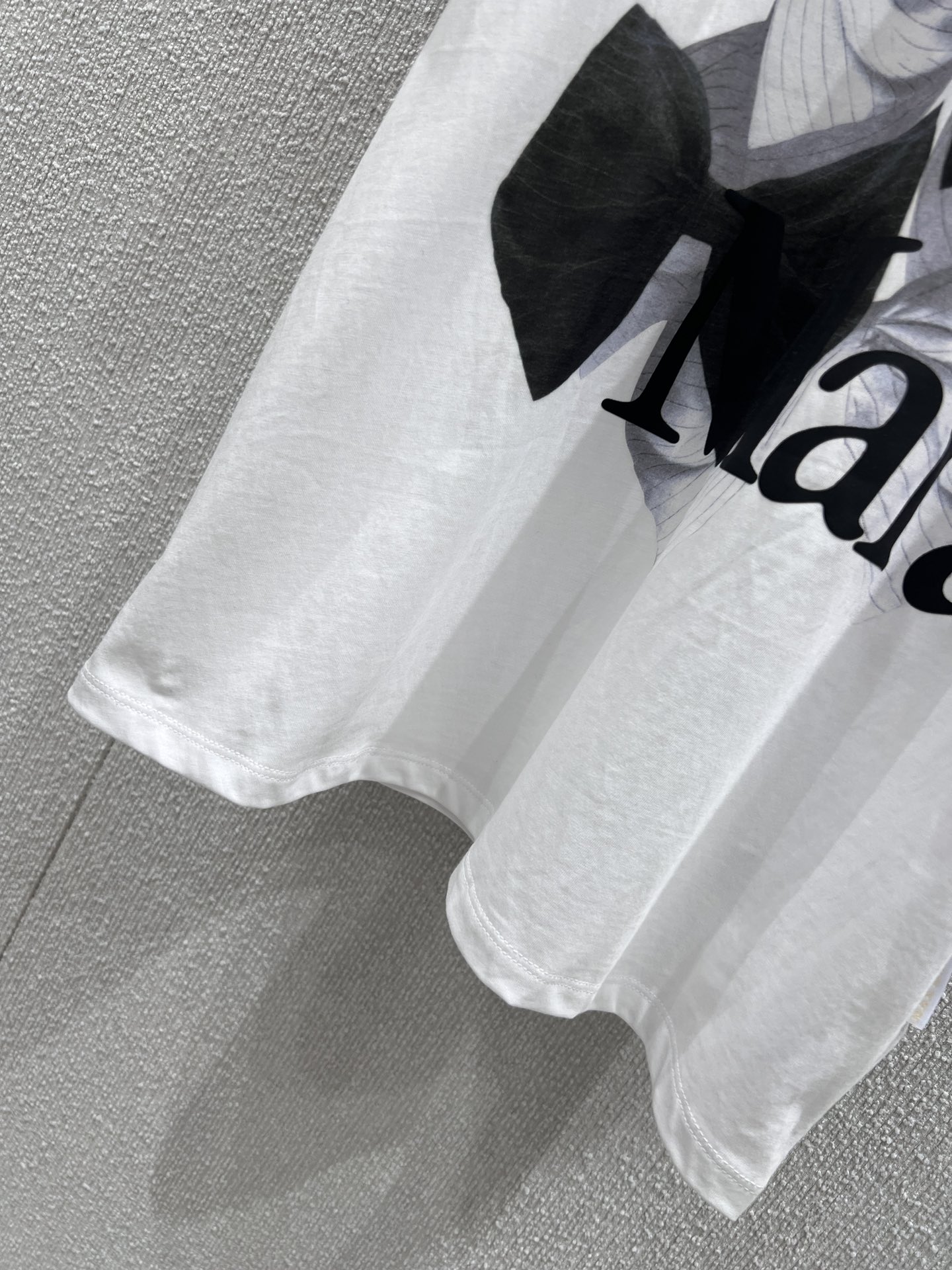 MaxM*ra Butterfly Letters Logo T-shirt: High-Quality Women’s Clothes for Spring/Summer - 图片 6