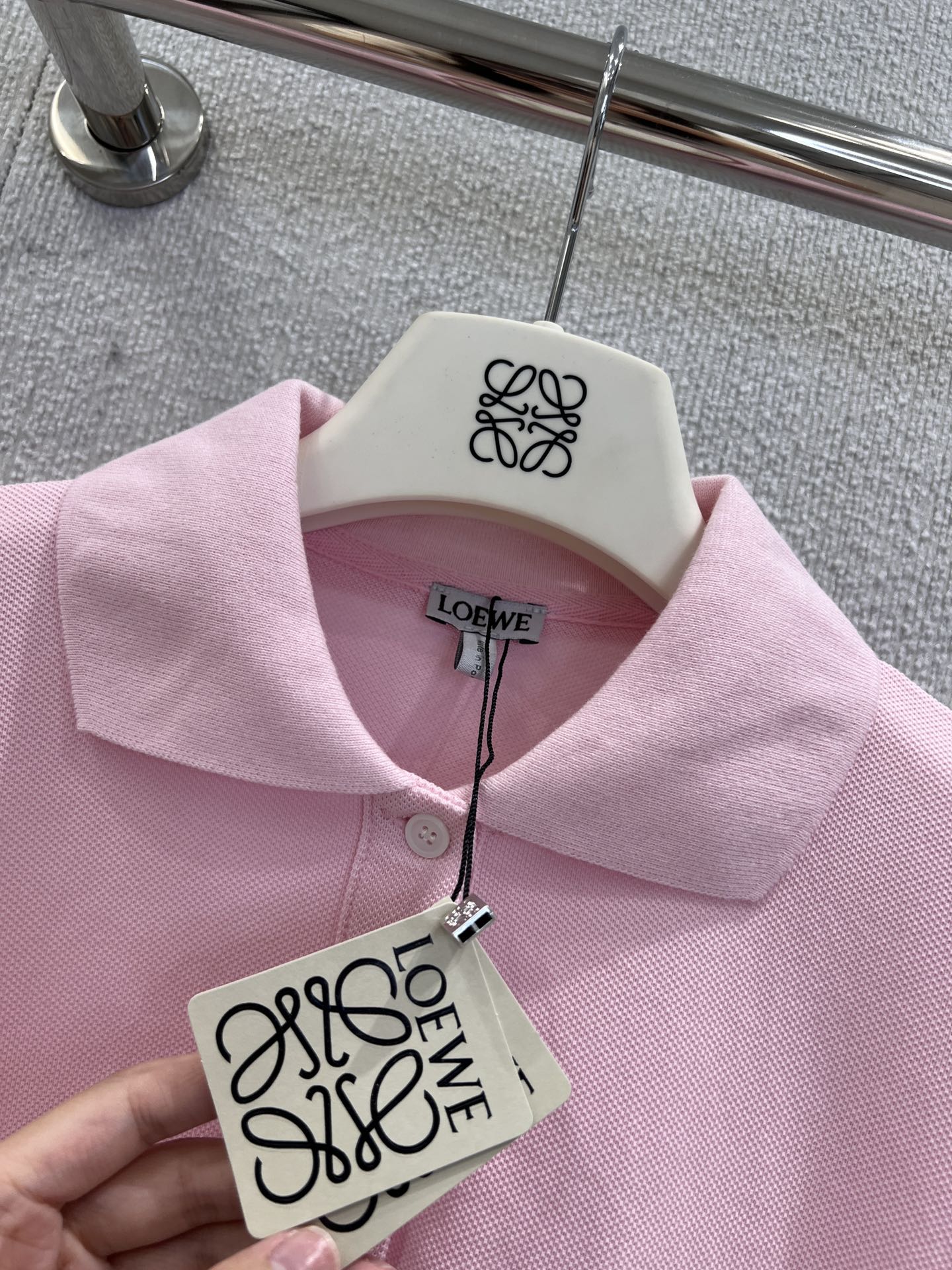 Loewe Polo Shirt with Embroidered Logo | Summer Fashion, Stylish and Comfortable 9 i1750220461 2485 6