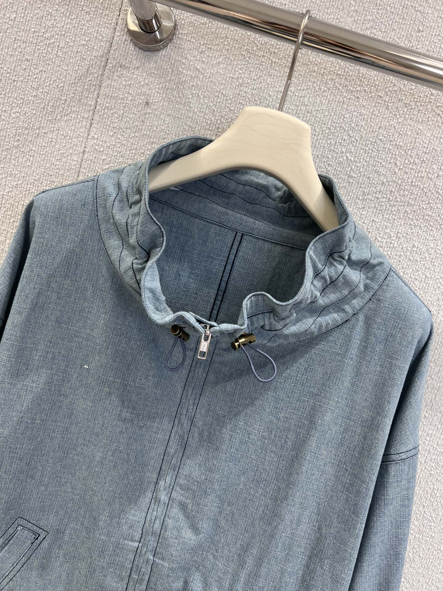 Isabel Mar*nt 25Fw High-Quality Lazy Loose Cowboy French-Style Dress with Unique Fashion - 图片 4