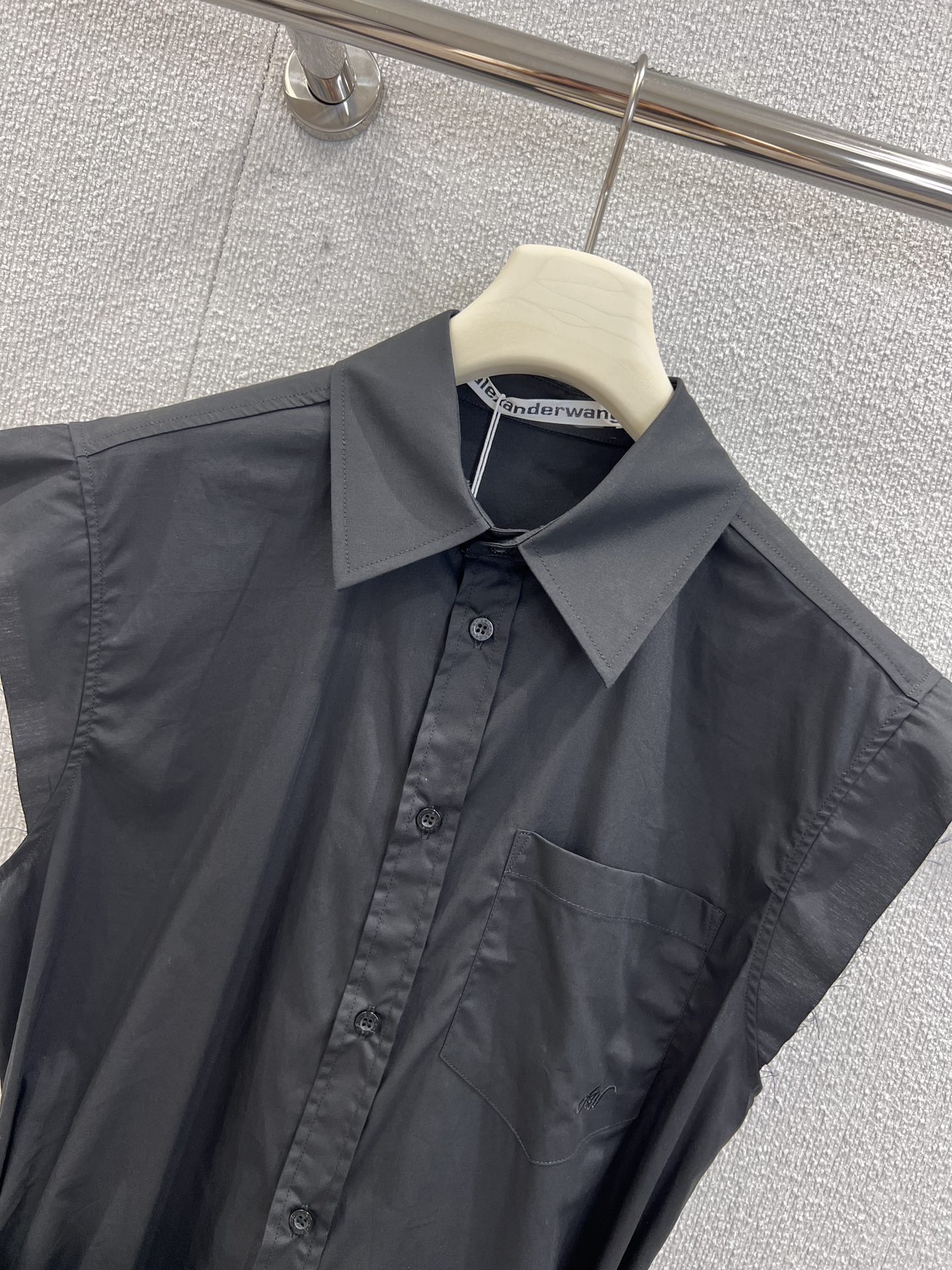 P644 Female Packaging Exchange Support for High-Quality Cotton Silk Shirts - 图片 3
