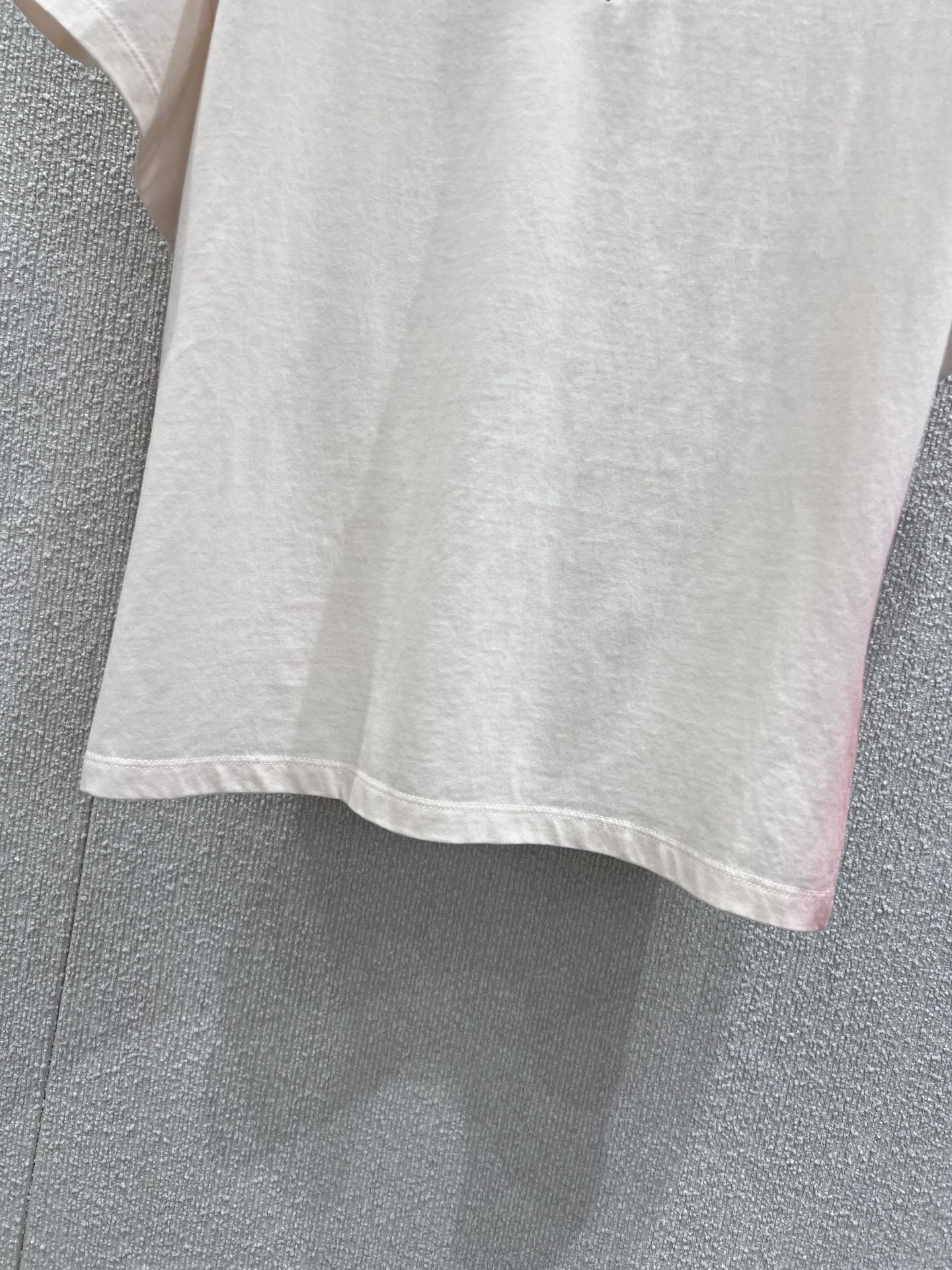 Dior Women's Embroidered Logo Cotton T-Shirt Short Flutter Sleeve Tee 8 i1753936616 2951 8
