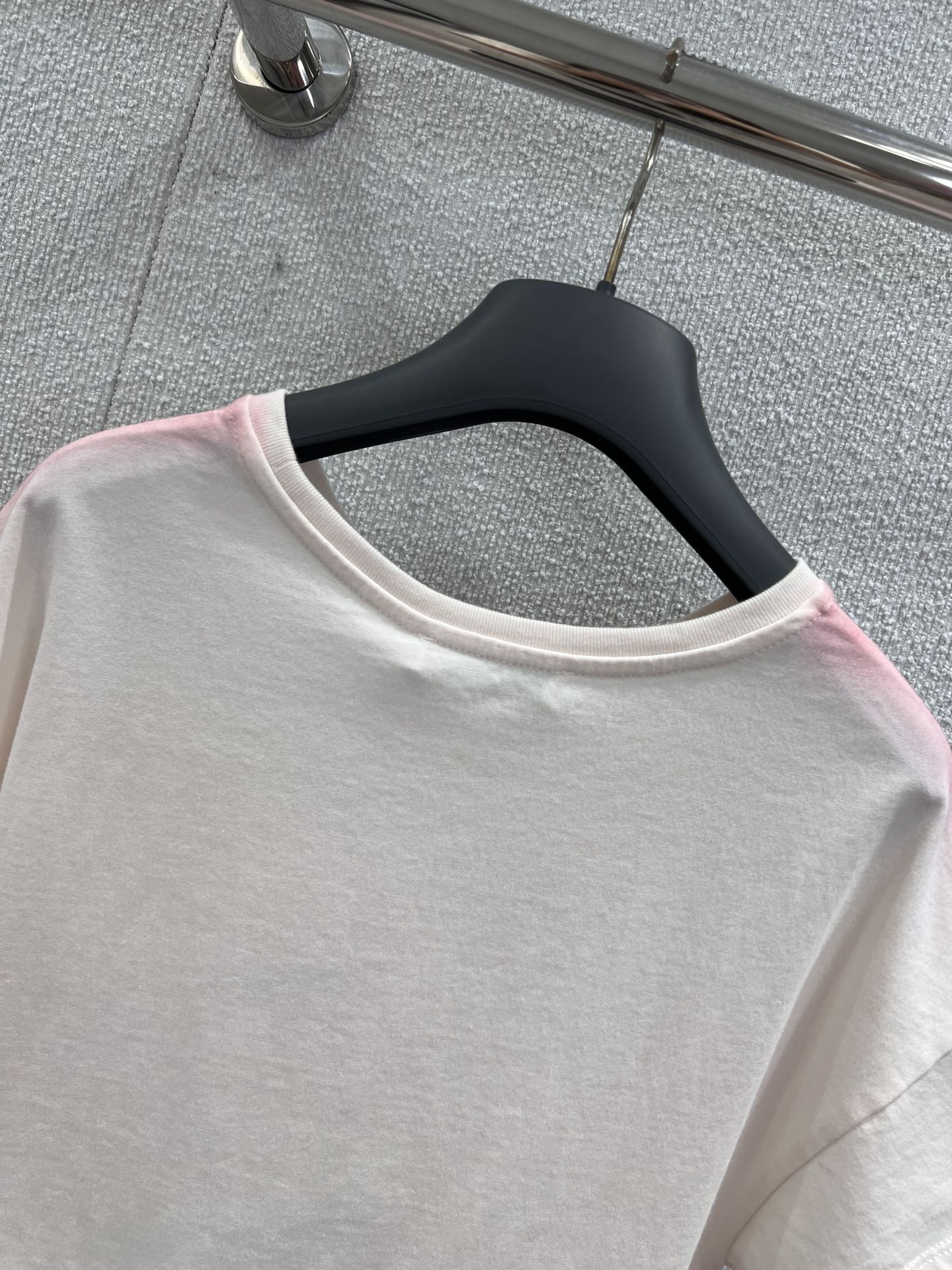 Dior Women's Embroidered Logo Cotton T-Shirt Short Flutter Sleeve Tee 5 i1753936616 739 6