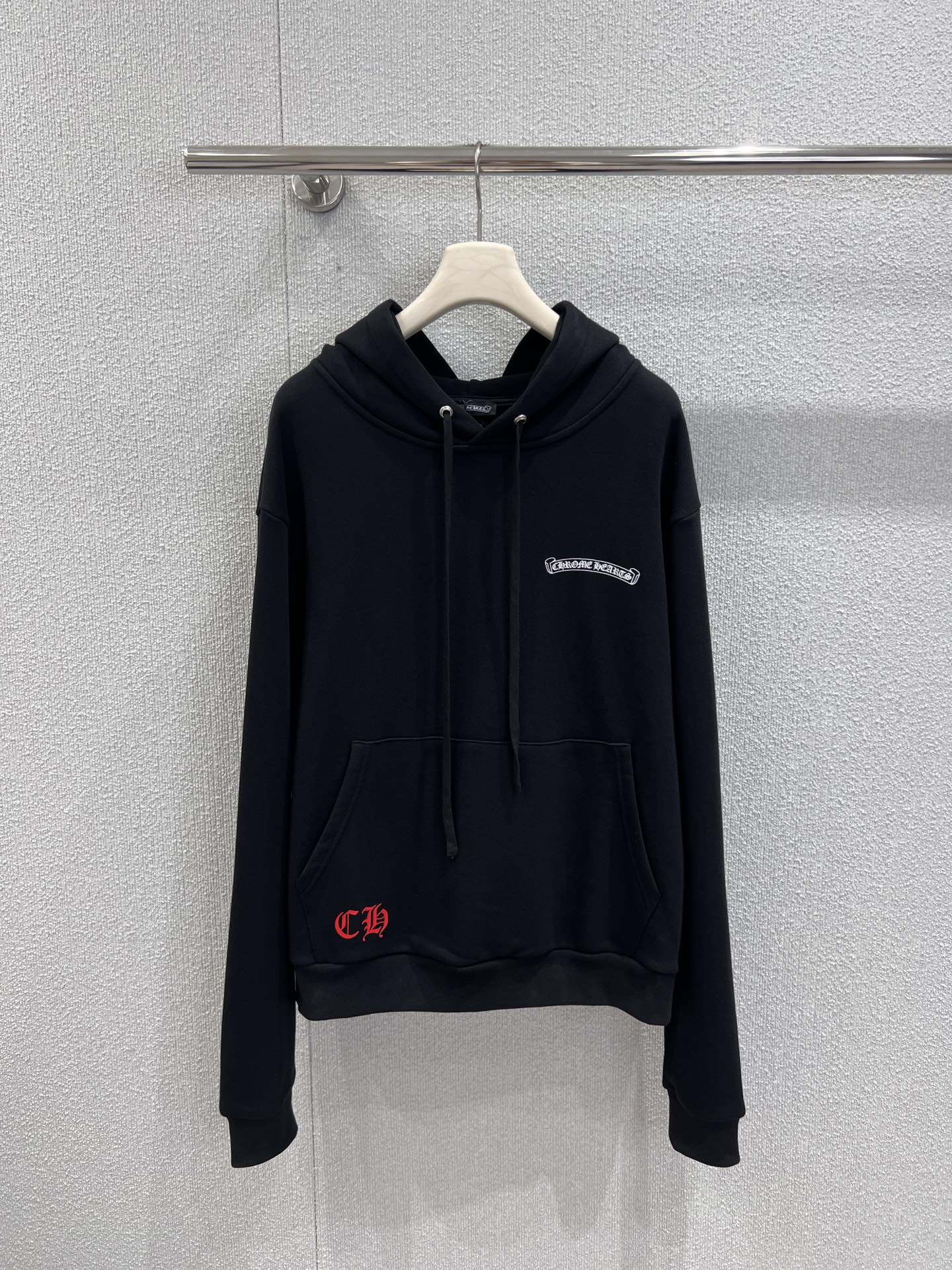 “Chorme Heart 25 FW New Morning Autumn Cotton Fabric Logo Stamp Plating Process Apparel”