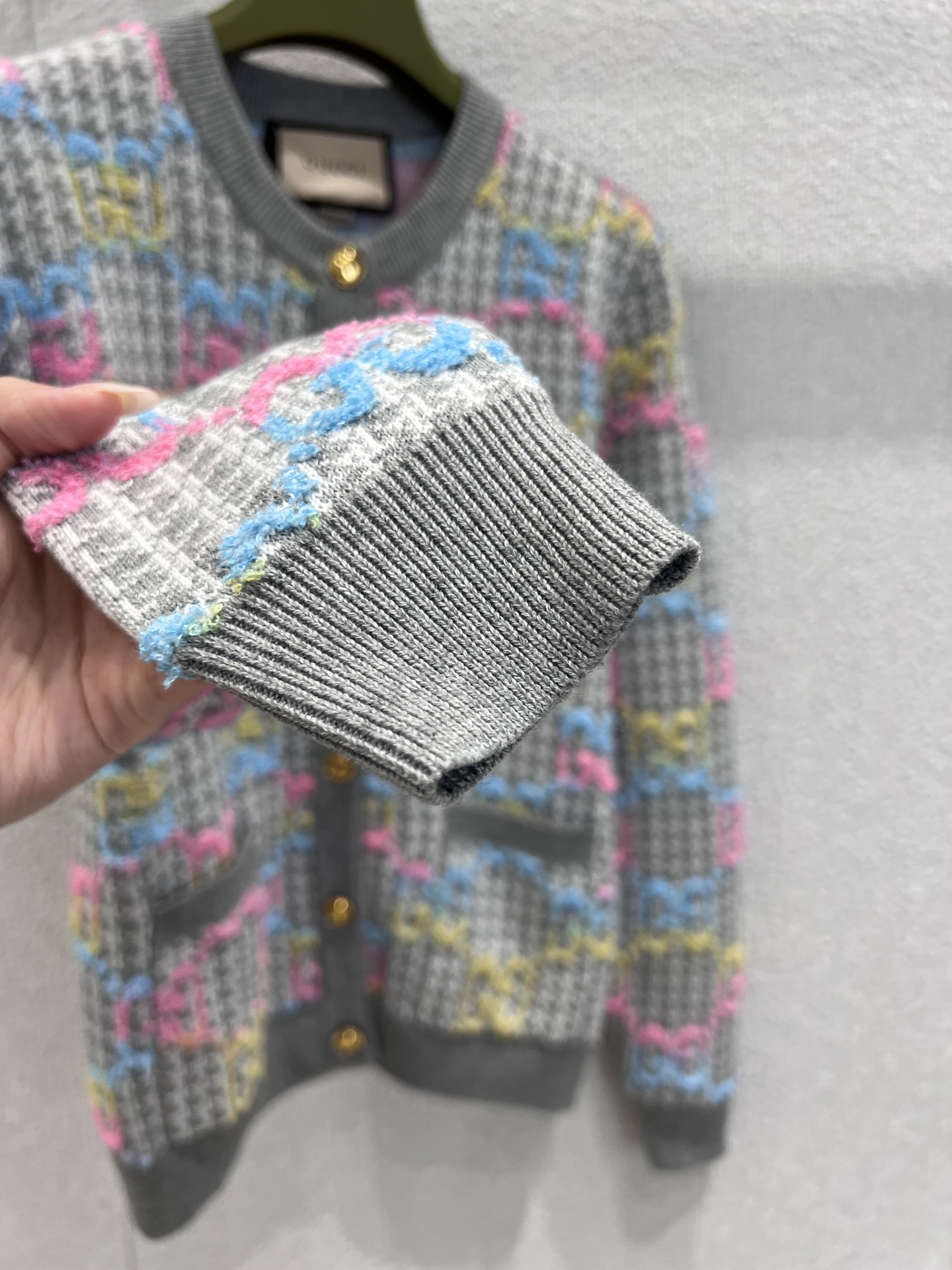Gucci Multicolor Jacquard Knit Cardigan - Early Autumn Collection 8 i1756877171 3847 6
