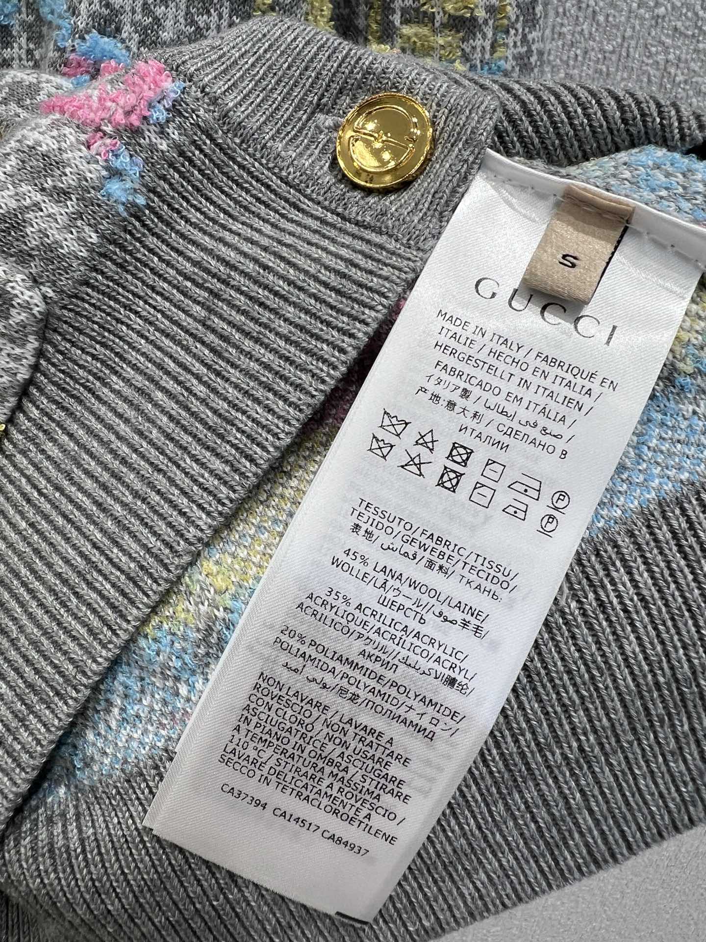 Gucci Multicolor Jacquard Knit Cardigan - Early Autumn Collection 10 i1756877171 6049 8