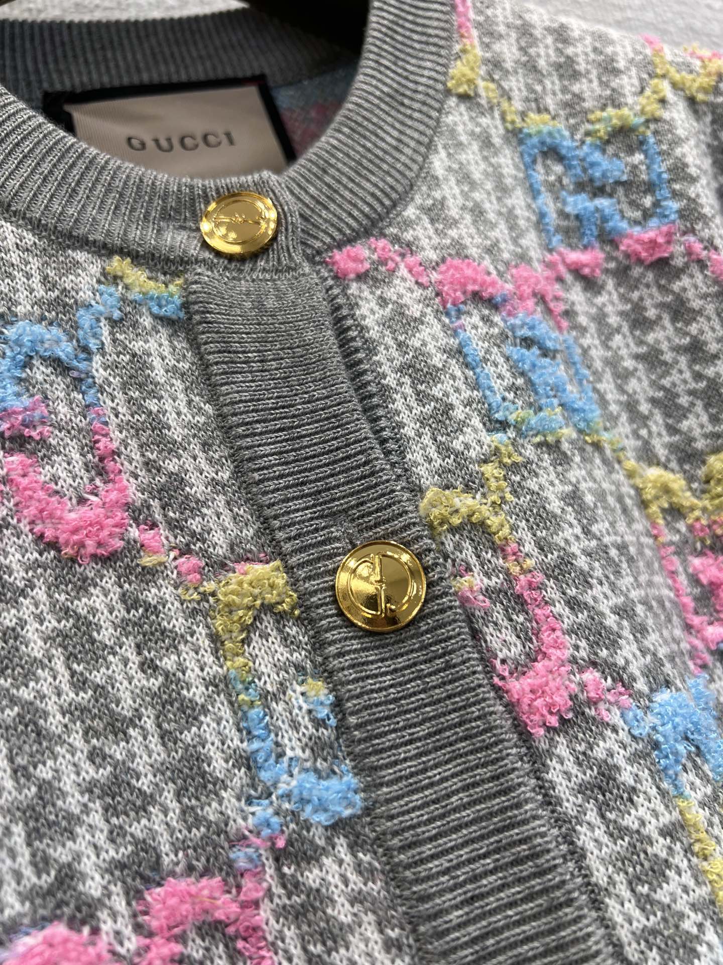 Gucci Multicolor Jacquard Knit Cardigan - Early Autumn Collection 6 i1756877171 7046 3