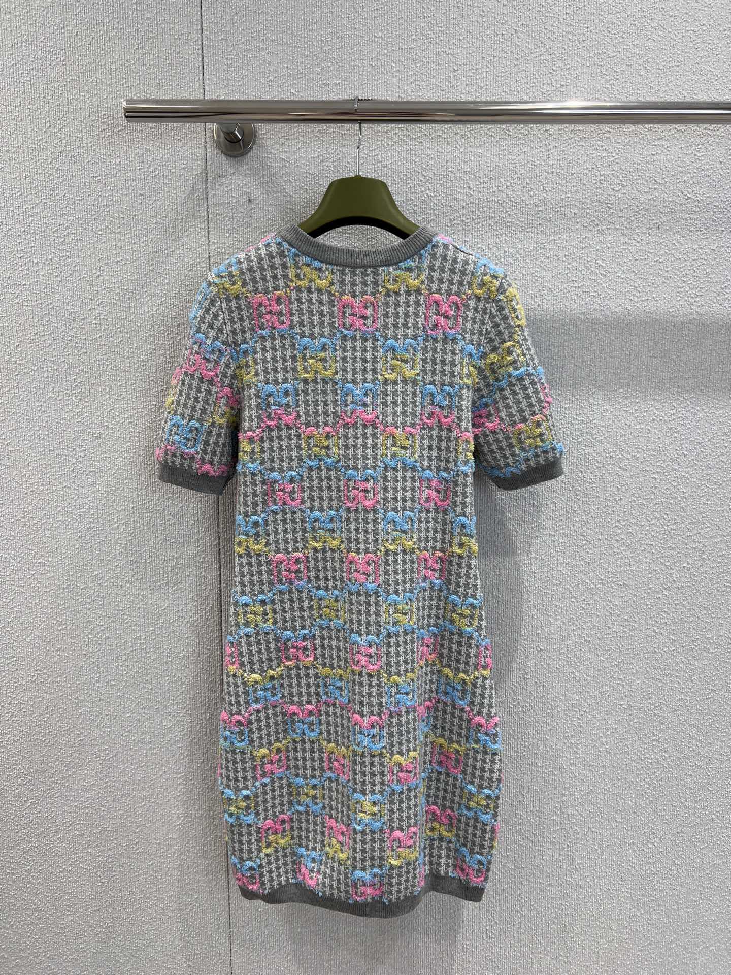 Gucci Multicolor Jacquard Knit Mini Dress: Elegant & Comfortable 3 i1756877976 5710 3