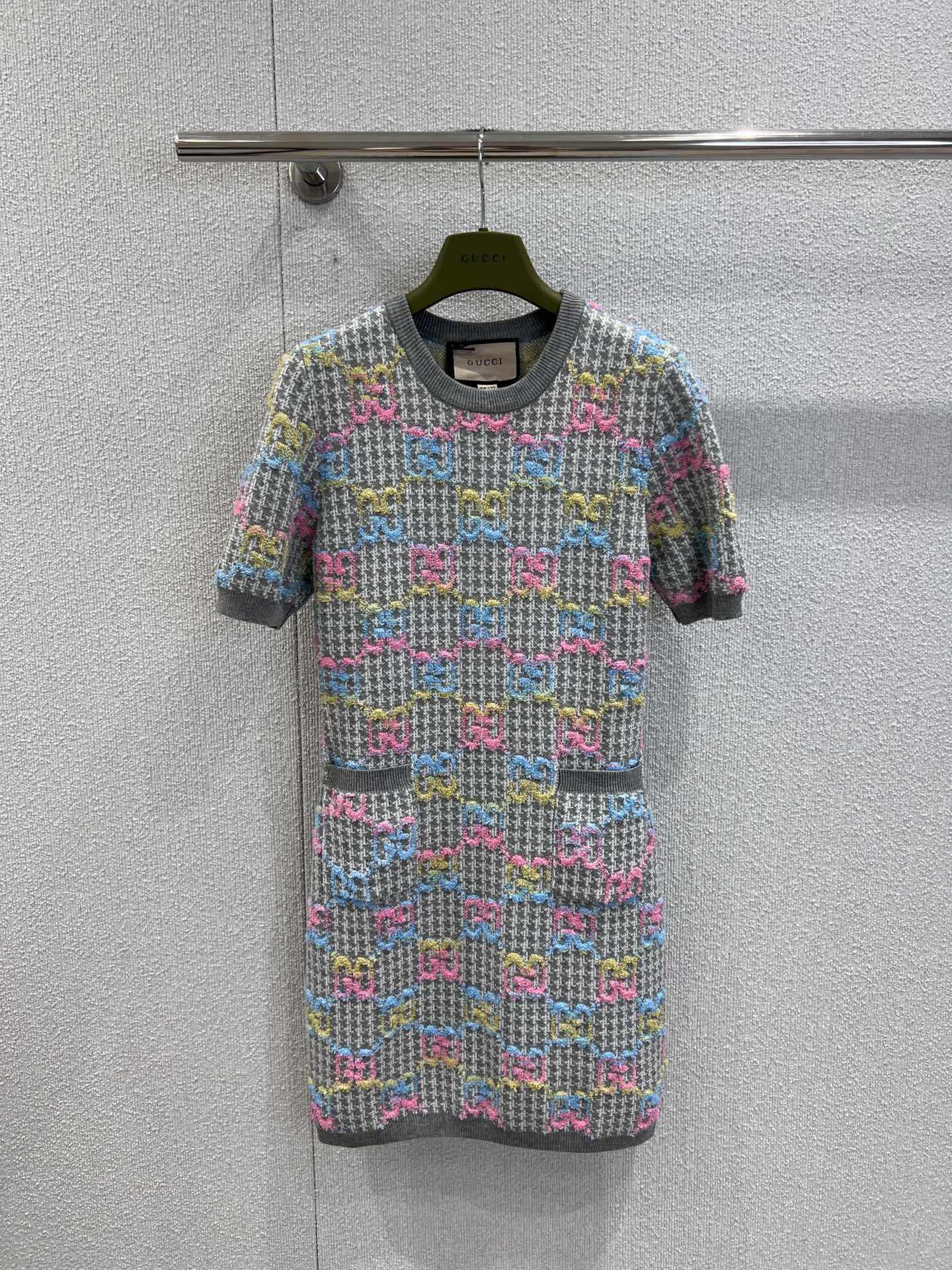 Gucci Multicolor Jacquard Knit Mini Dress: Elegant & Comfortable 2 i1756877976 6049 0