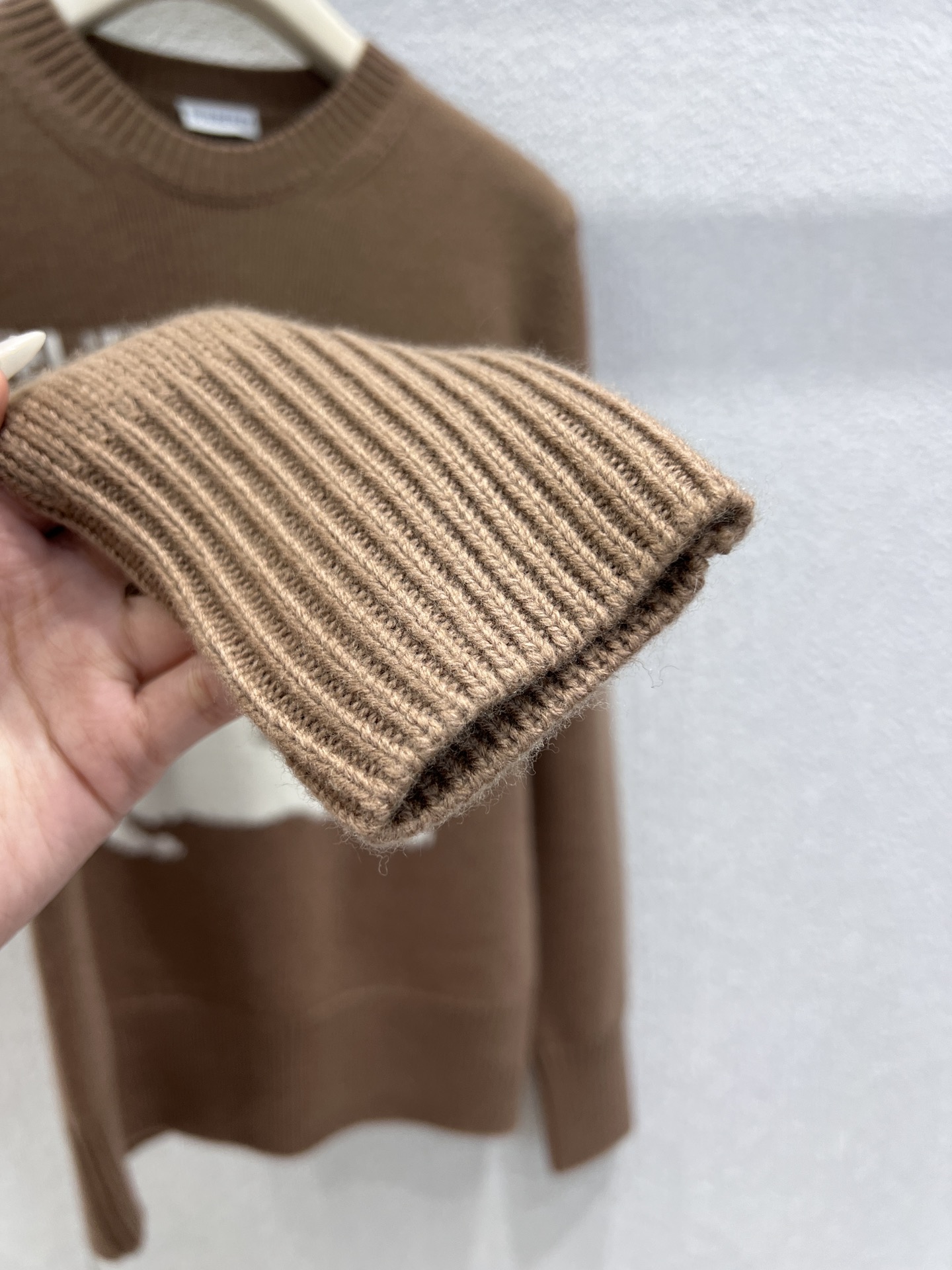 Burberry Wool-Cashmere Knit Sweater with Equestrian Knight Emblem 8 i1761374476 9869 5