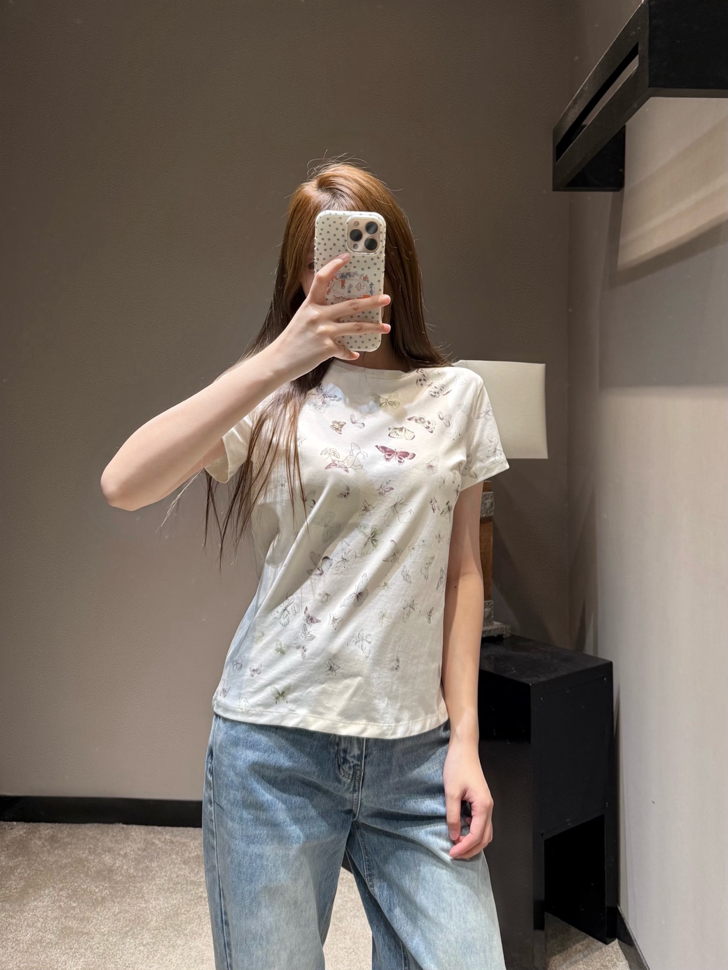 미우미우 여성 반팔 101804 Miu Miu T Shirt