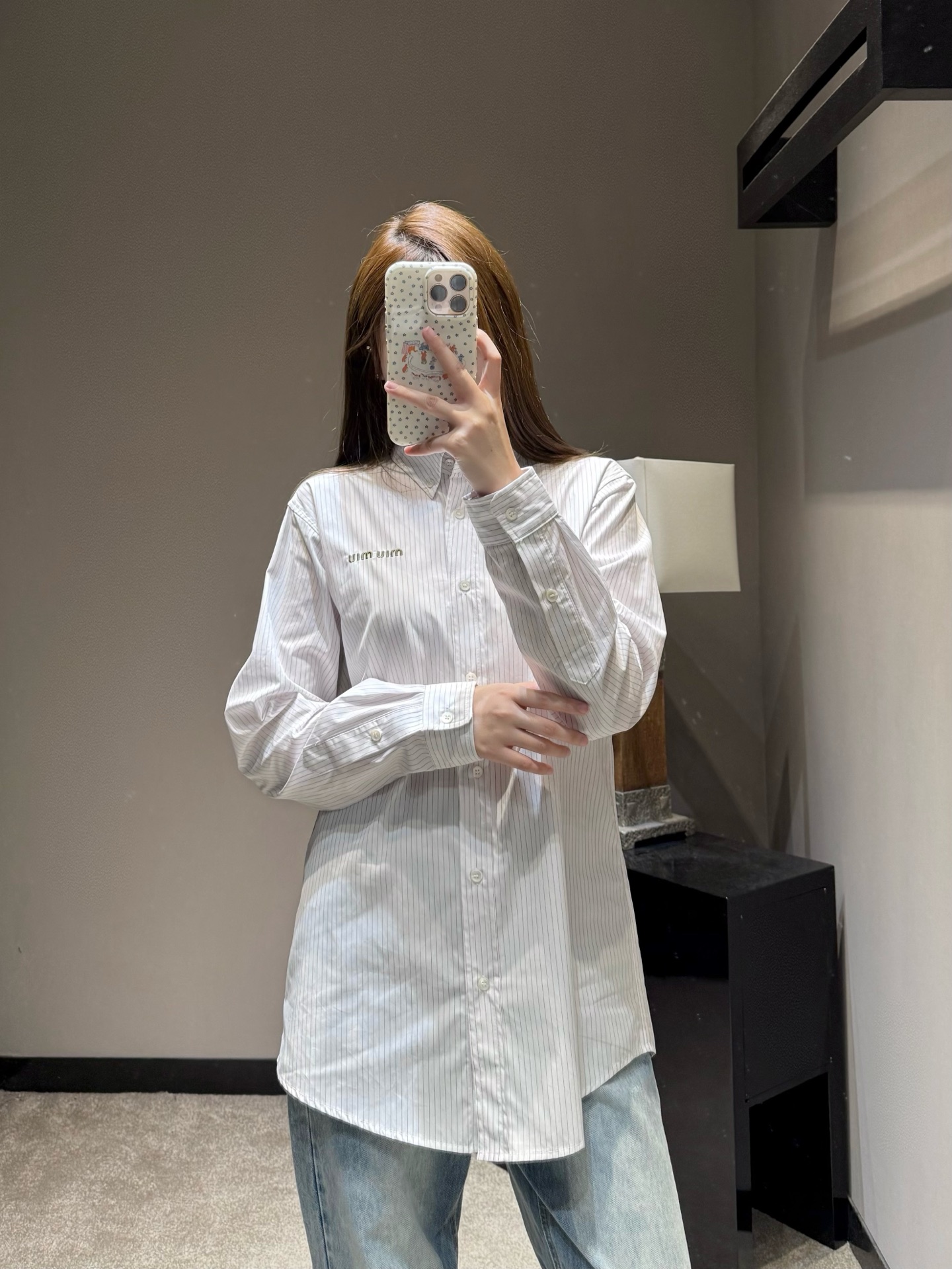 미우미우 여성 셔츠 101667 Miu Miu Shirt
