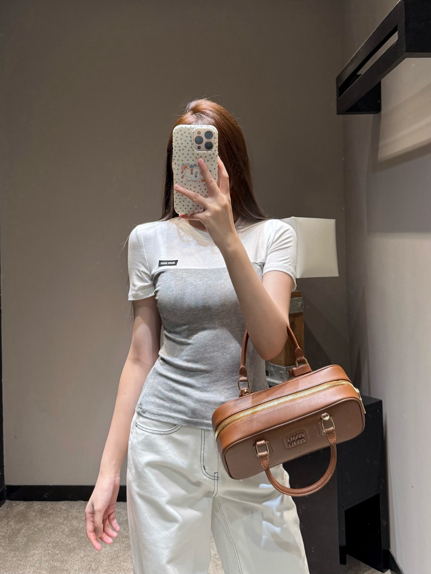 미우미우 여성 반팔 101651 Miu Miu T Shirt
