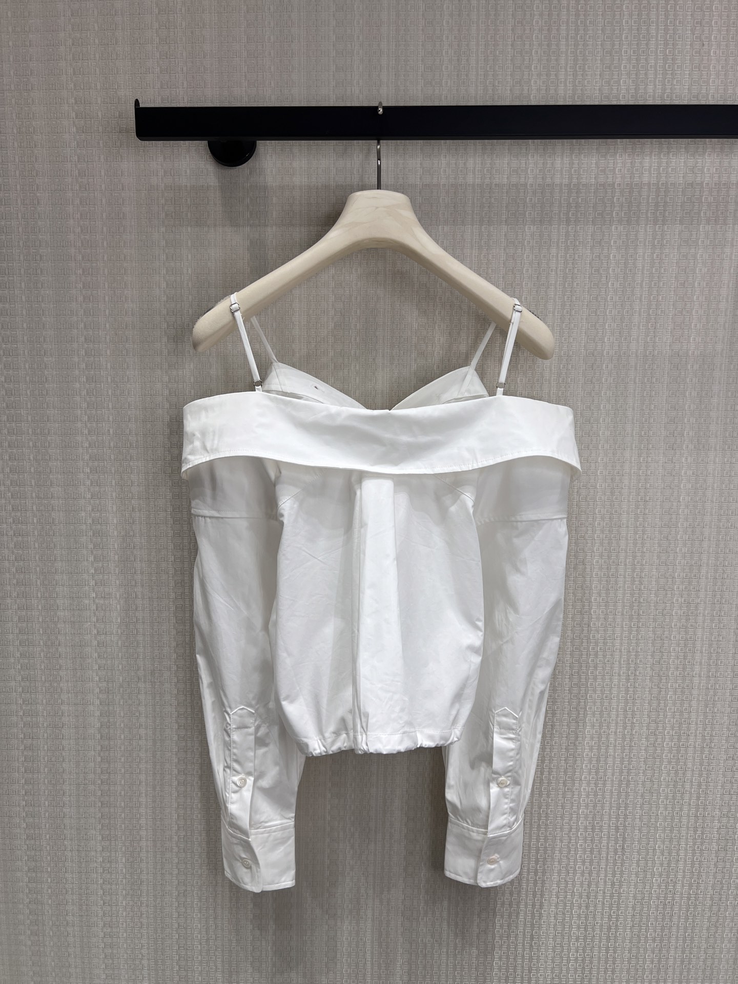 알렉산더왕 스트랩리스 오프숄더 크롭 셔츠 97729 이미지 8