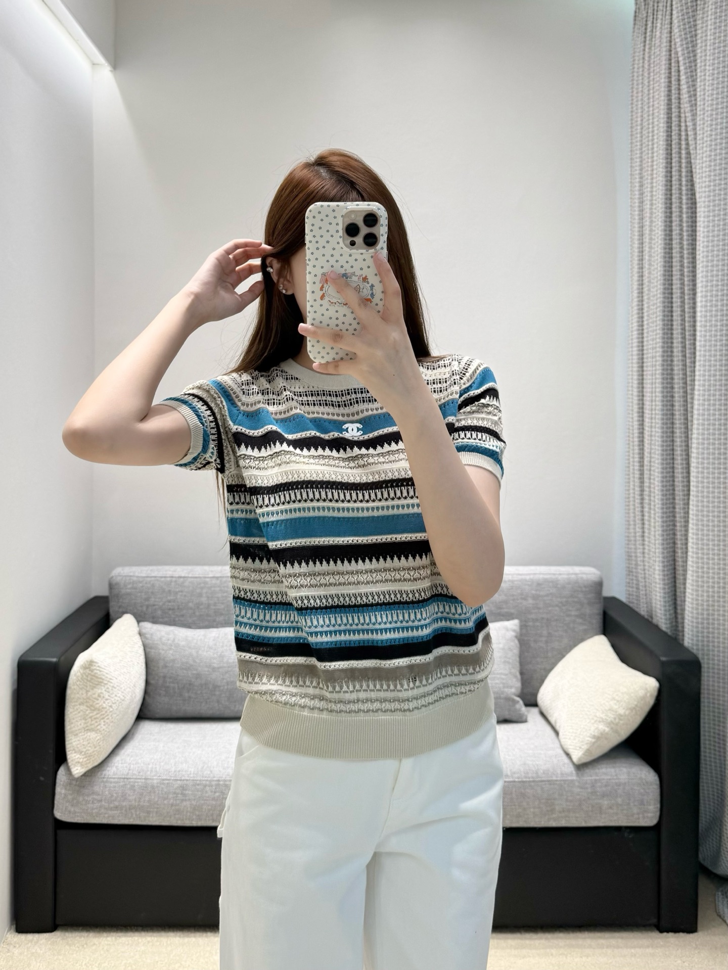 샤넬 여성 반팔 103794 Chanel T Shirt