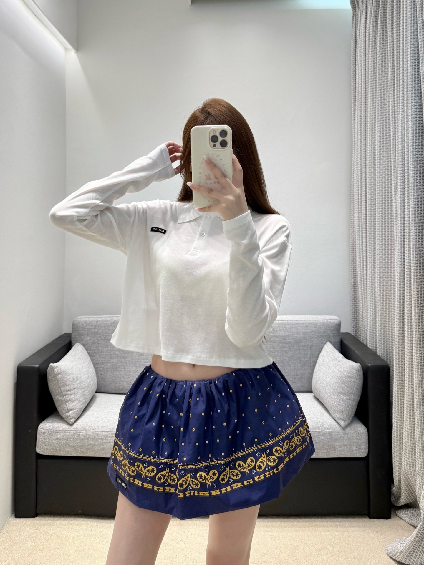 미우미우 여성 긴팔 131591 Miu Miu Long Sleeve 썸네일 이미지