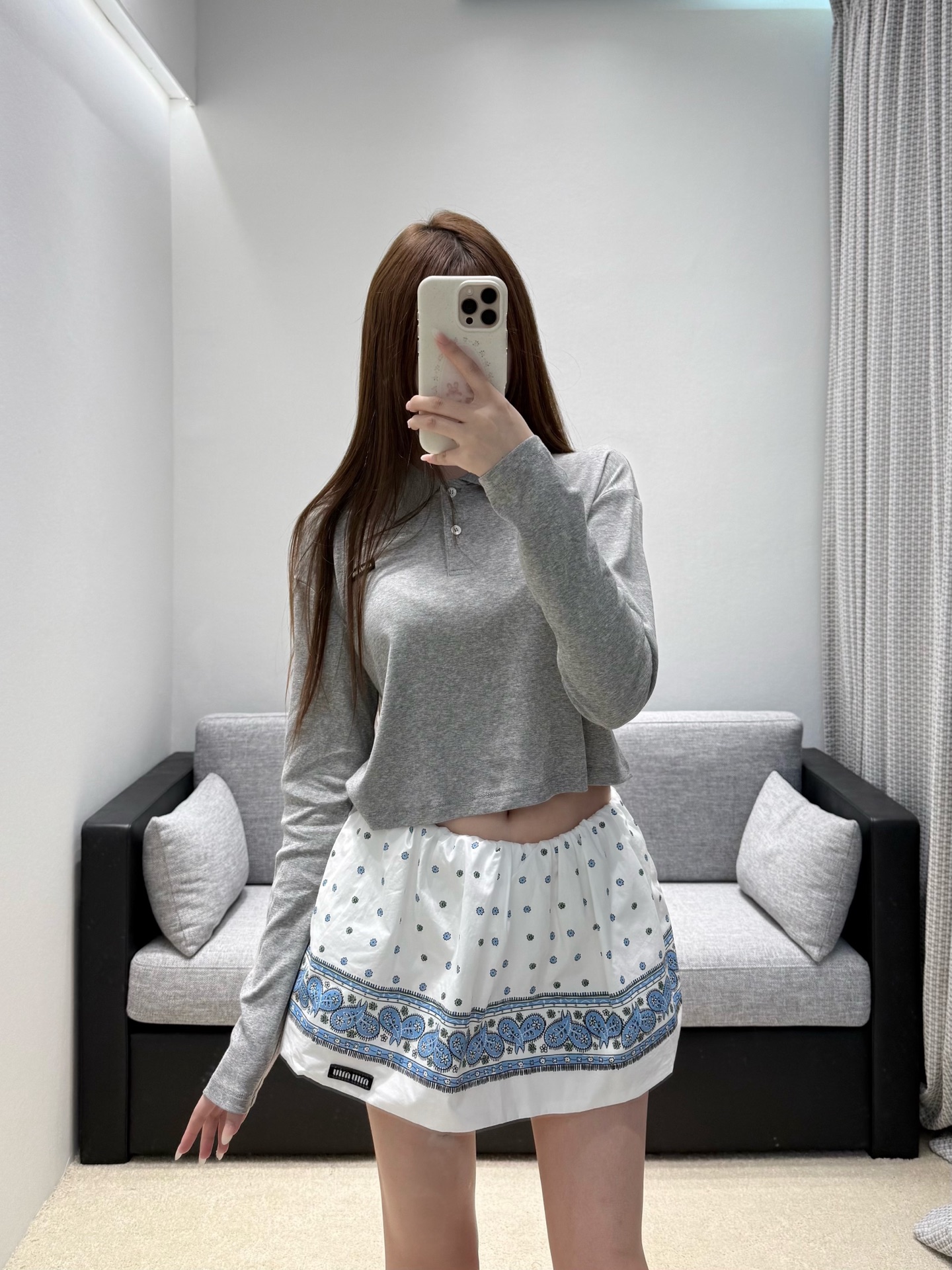 미우미우 여성 긴팔 131592 Miu Miu Long Sleeve 썸네일 이미지