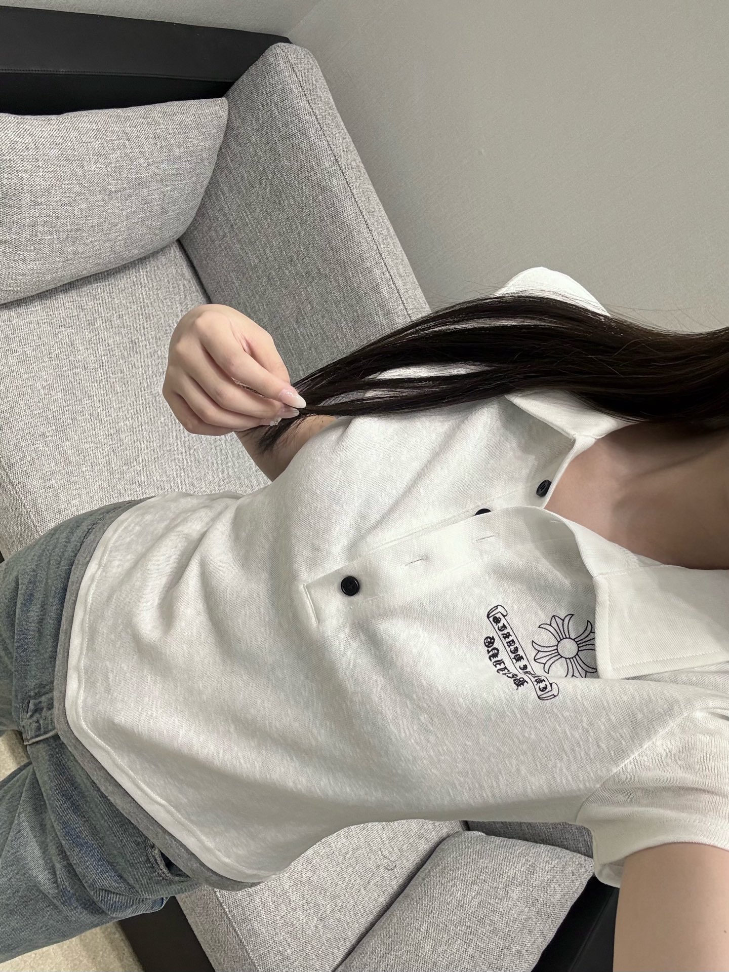 크롬하츠 여성 반팔 135378 Chrome Hearts T Shirt 썸네일 이미지