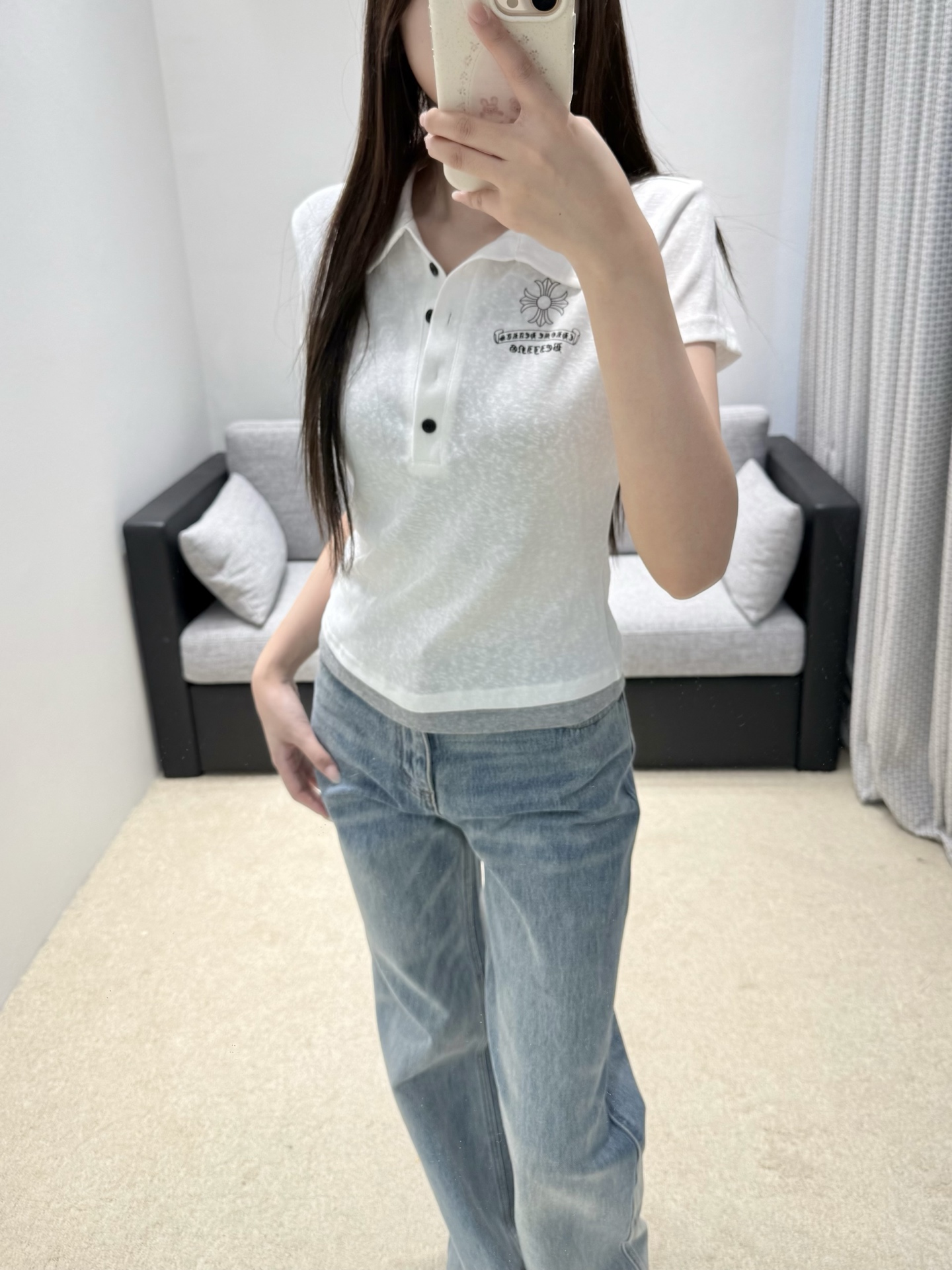 크롬하츠 여성 반팔 135378 Chrome Hearts T Shirt 썸네일 이미지
