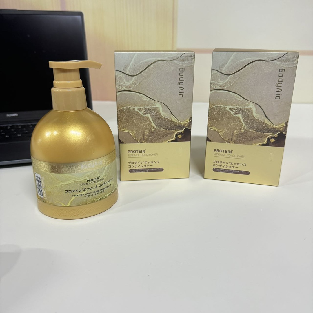 Formulated with active protein factors, the Body Aid Protein Conditioner - Comprehensive 5