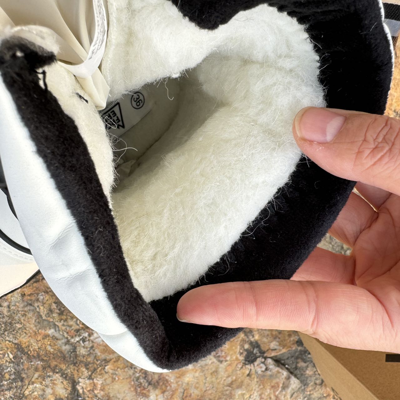 There are multiple shoelace holes and laces on the boots,Adjustable to - Shoe 5