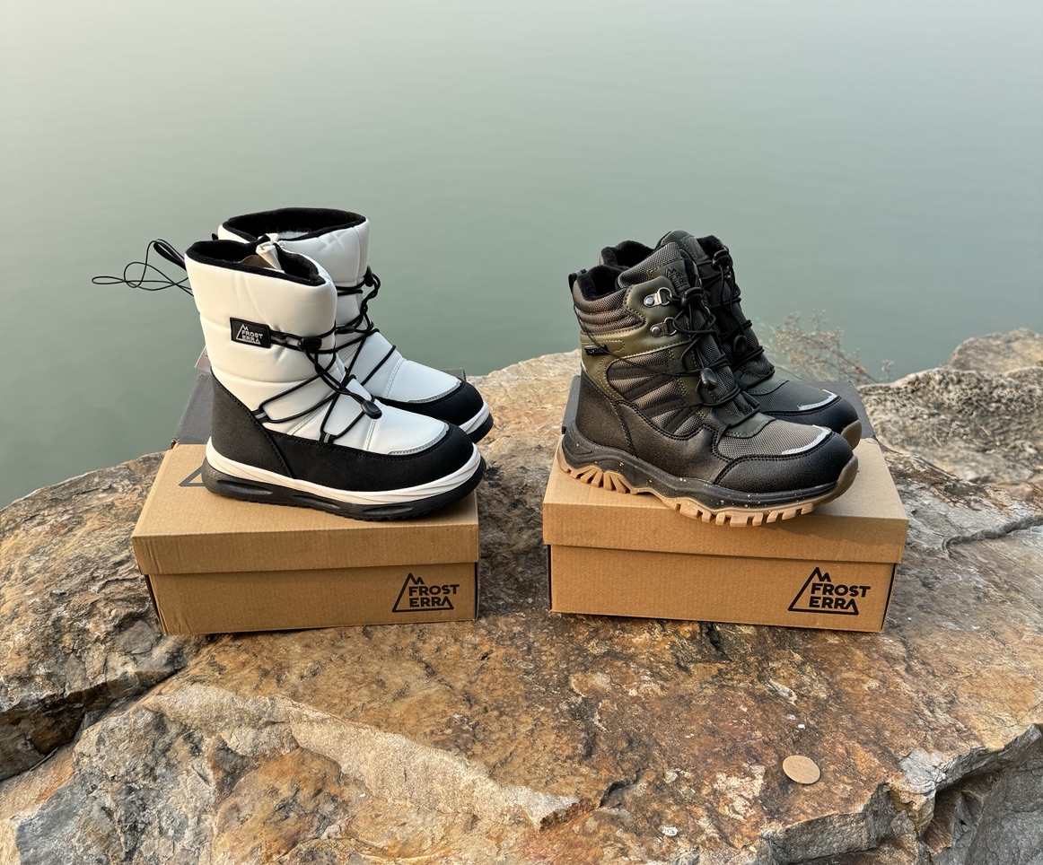 There are multiple shoelace holes and laces on the boots,Adjustable to - Shoe