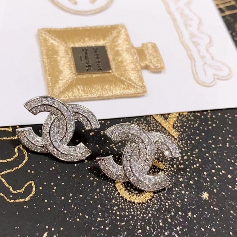 Chanel Store
 Jewelry Earring Yellow 925 Silver Brass