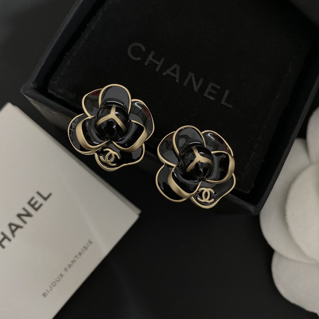 Chanel Gioielleria Orecchino Nero