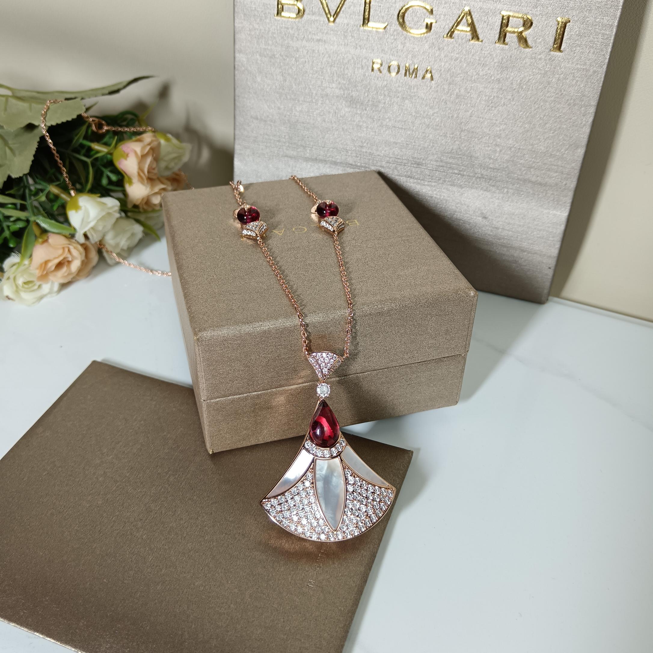 Bvlgari Haute Joaillerie Fine Jewelry Earrings Necklace Ring Ref 9