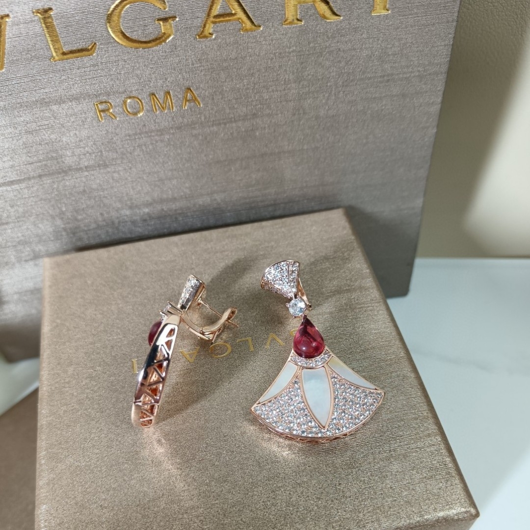 Bvlgari Haute Joaillerie Fine Jewelry Earrings Necklace Ring Ref 6