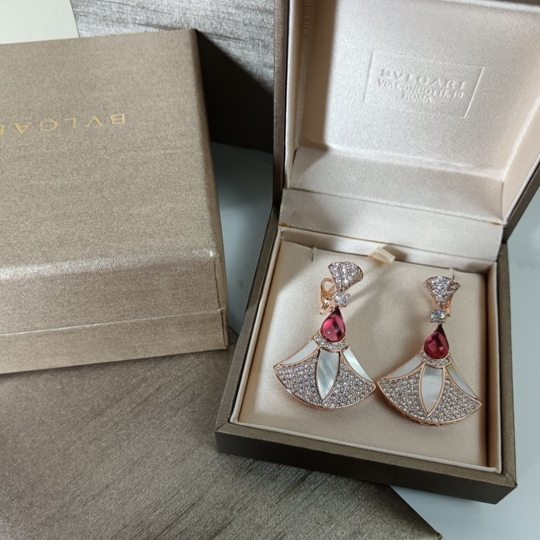 Bvlgari Haute Joaillerie Fine Jewelry Earrings Necklace Ring Ref 8