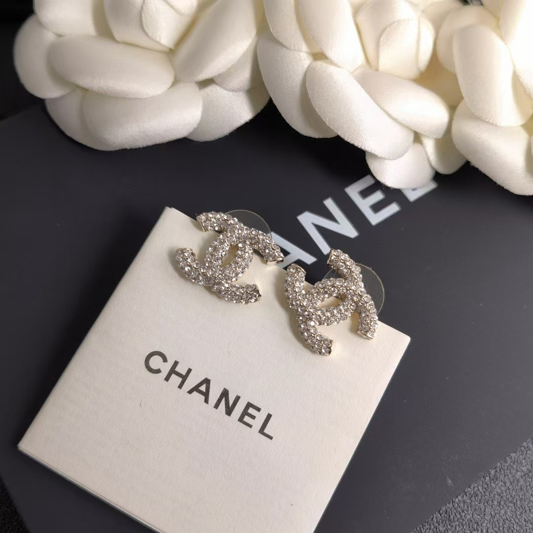 Chanel Mejor
 Joyas Pendiente Amarillo 925 plata Latón