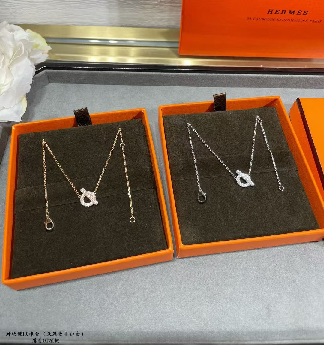 Hermès 爱马仕OT搭扣项链 高级精工版
