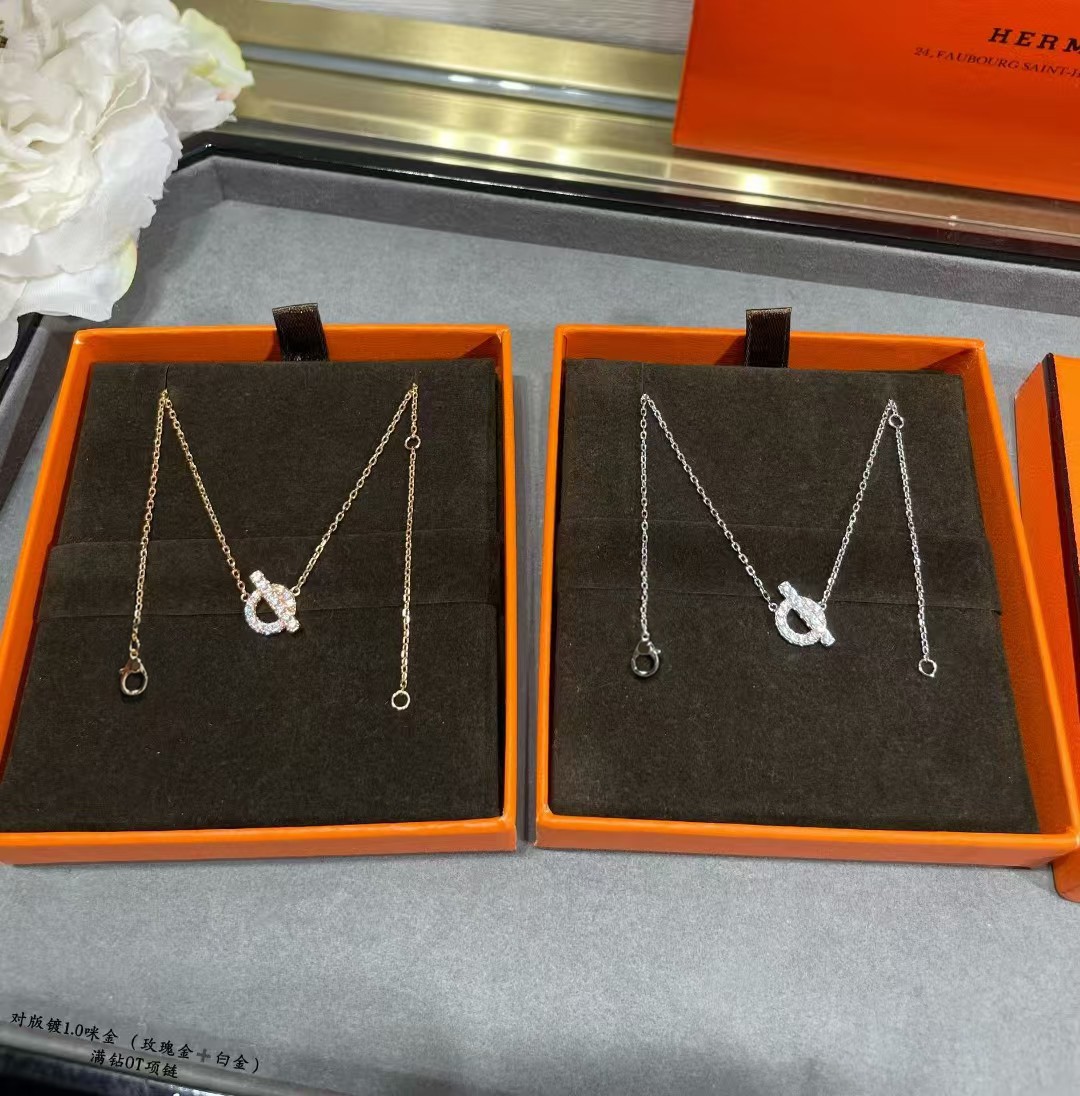 Hermès 爱马仕OT搭扣项链 高级精工版