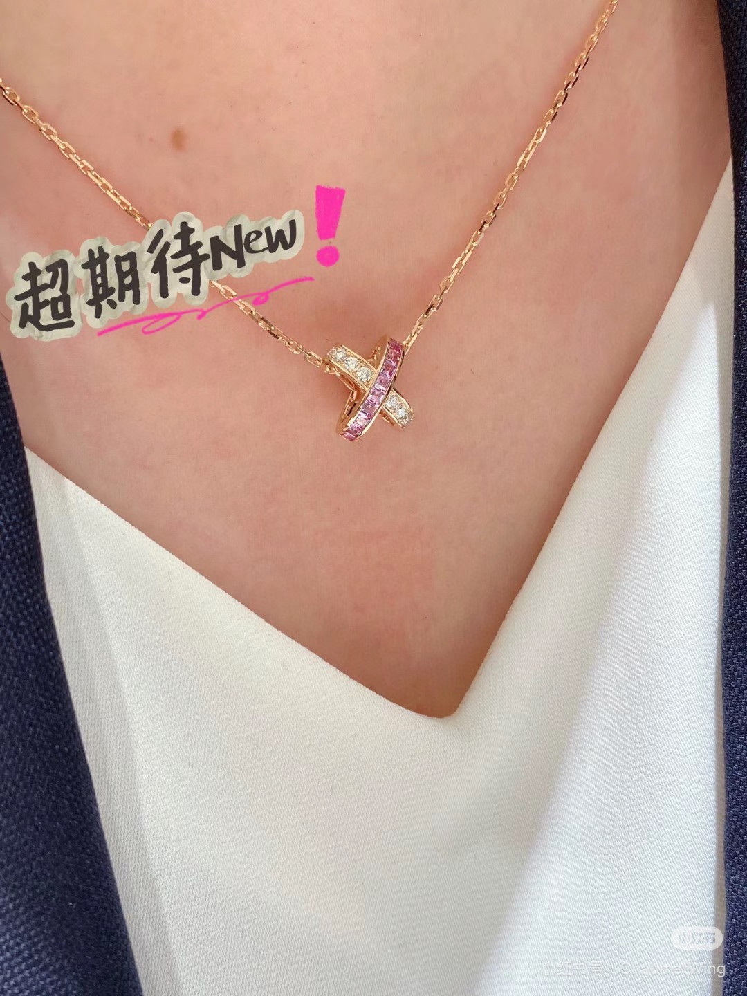¥450 Liens Series: Symbol of Love and Connection in Gold Mass Jewelry - 图片 9